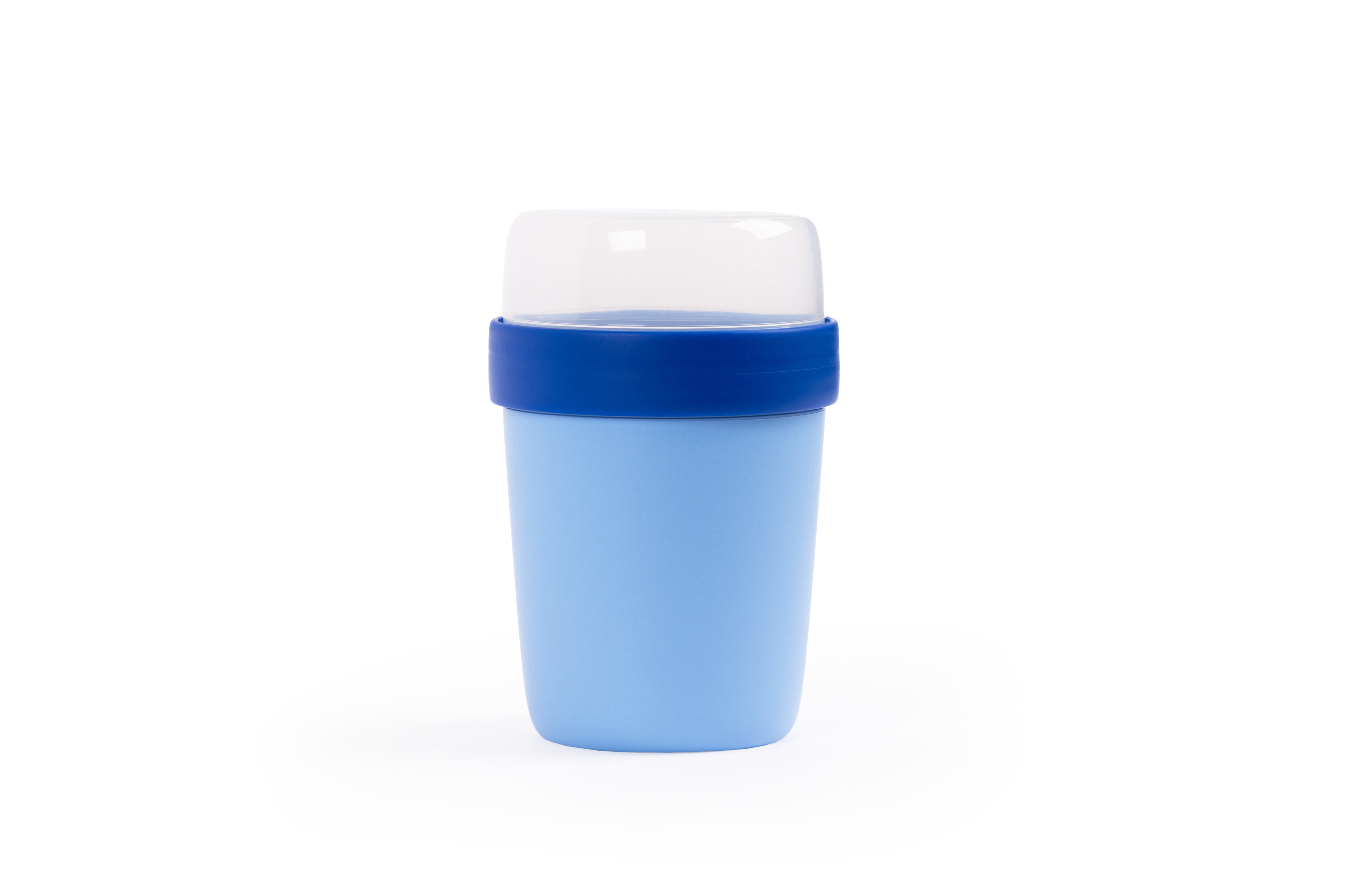 Day To Day Yoghurtbeker Essentials On-The-Go Sky/Cobalt Blue 400ml+180ml - 9.4x14 cm - Mueslibeker