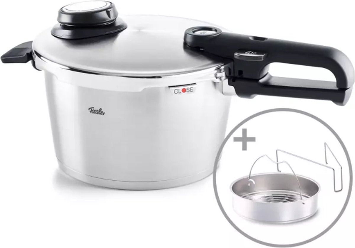 Fissler Snelkookpan Vitavit Premium 18cm - 2.5l - RVS - alle Vuren