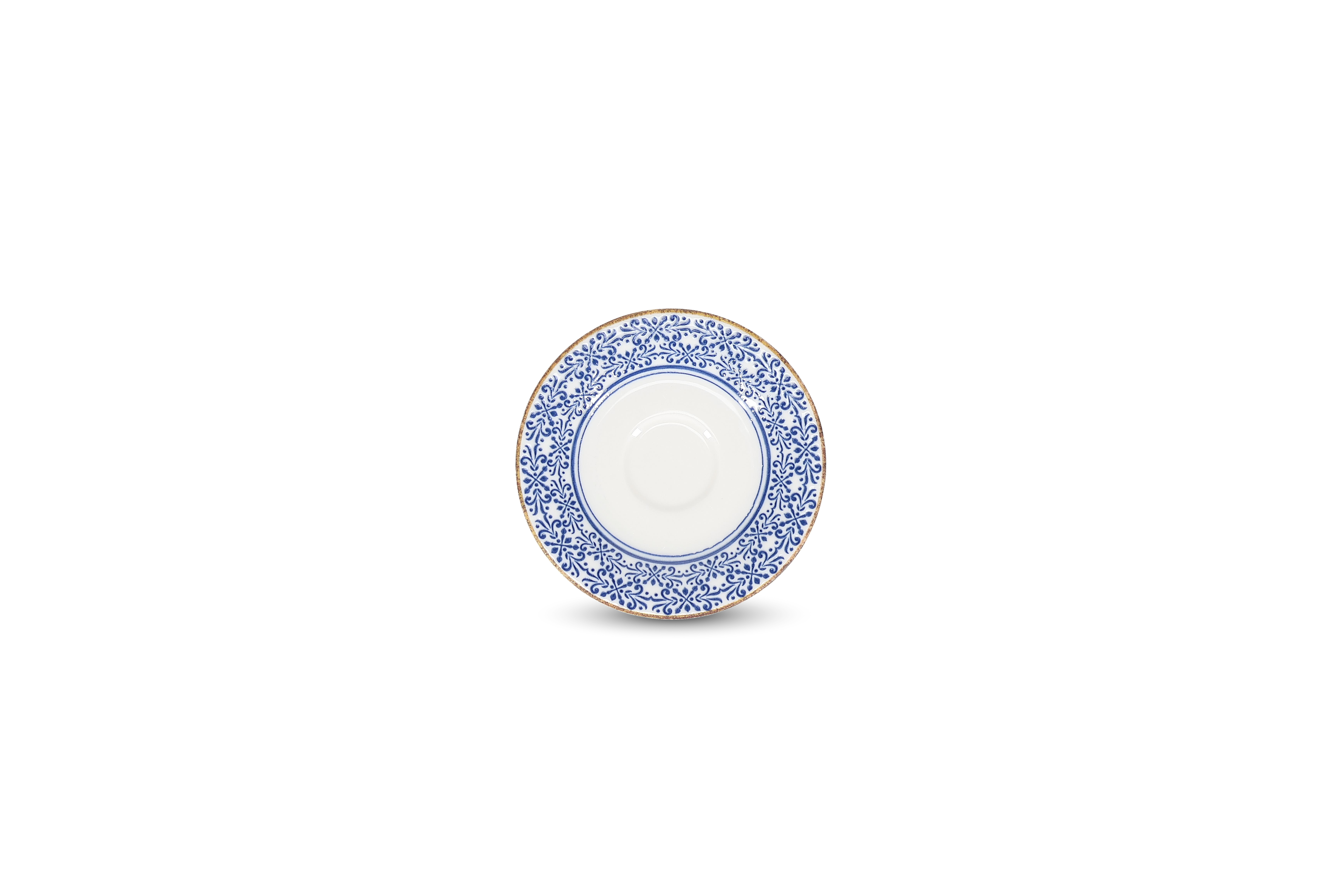 BonBistro Schotel Azul Blauw 14cm voor Koffietas - Porselein
