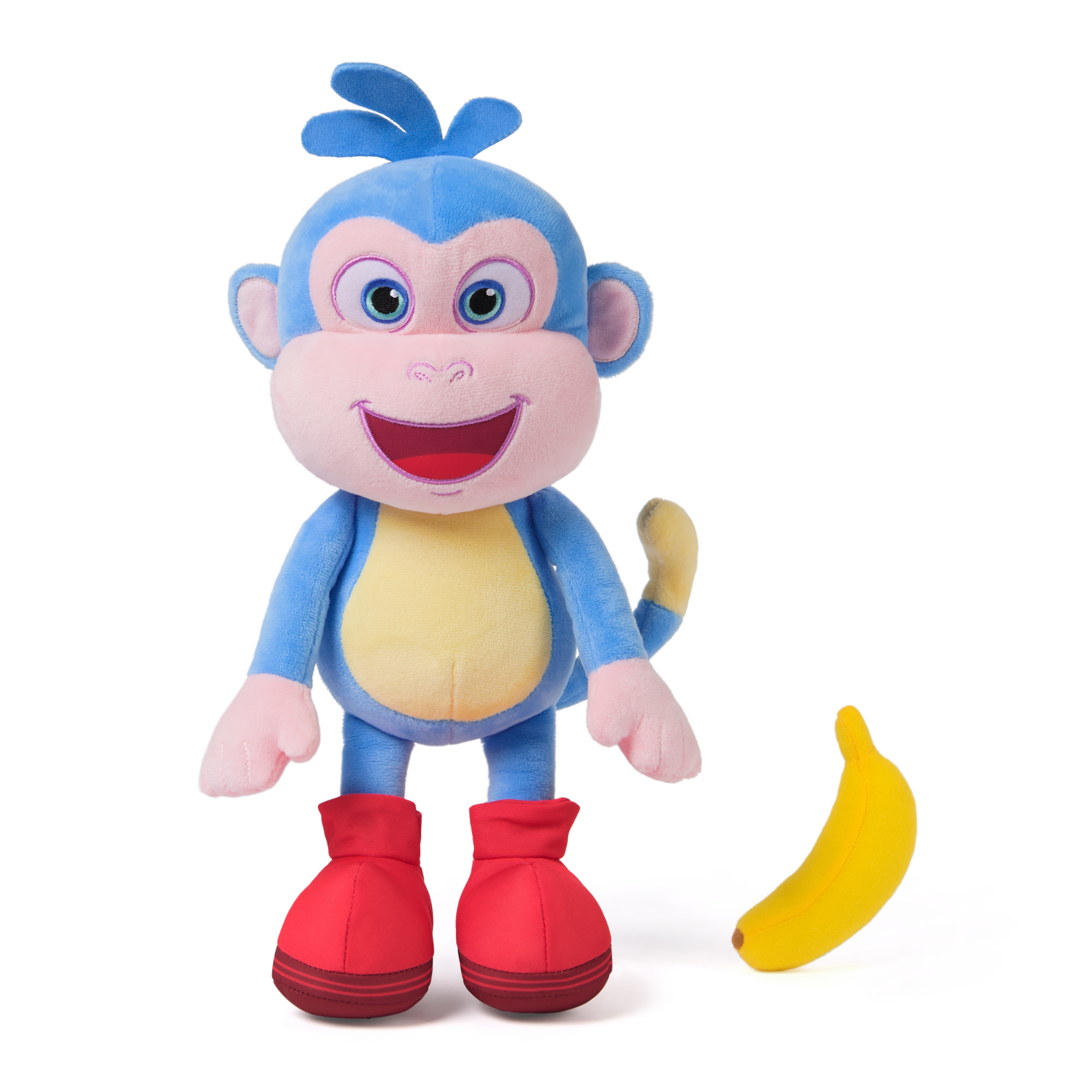 Dora - Boots pluche met muziek en geluid 33 cm Nederlands en Frans