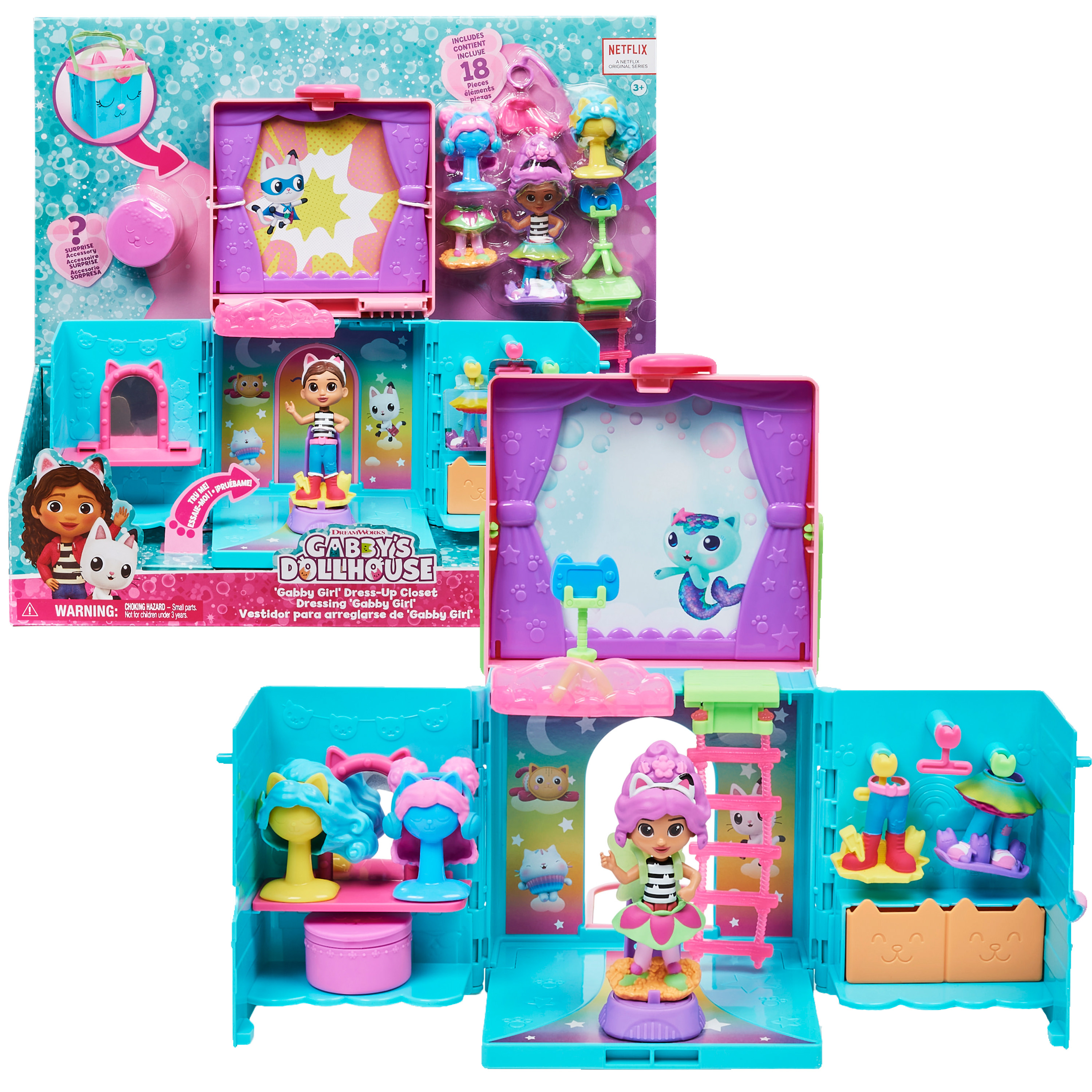 Gabby's Poppenhuis Dress-Up Closet Poppenhuispakketje