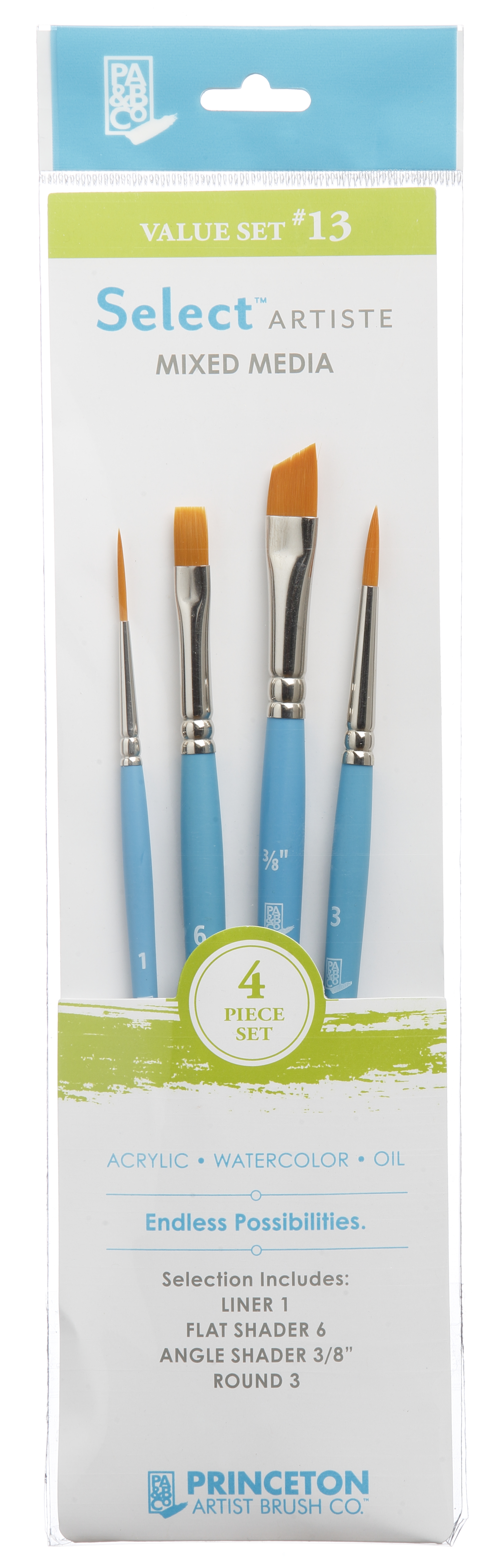 Princeton Penselen Select Value Set 13 4 stuks