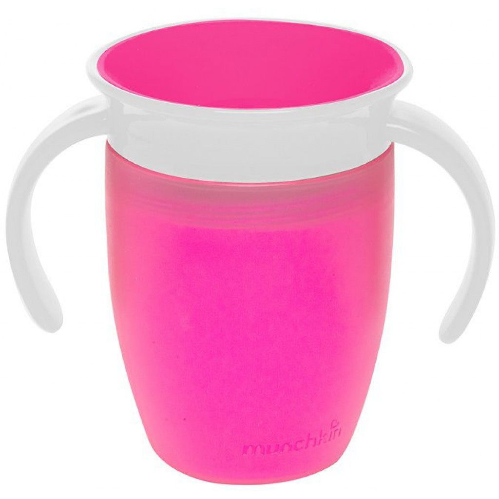 Munchkin Drinkbeker met Handvaten Miracle - Roze - 207 ml
