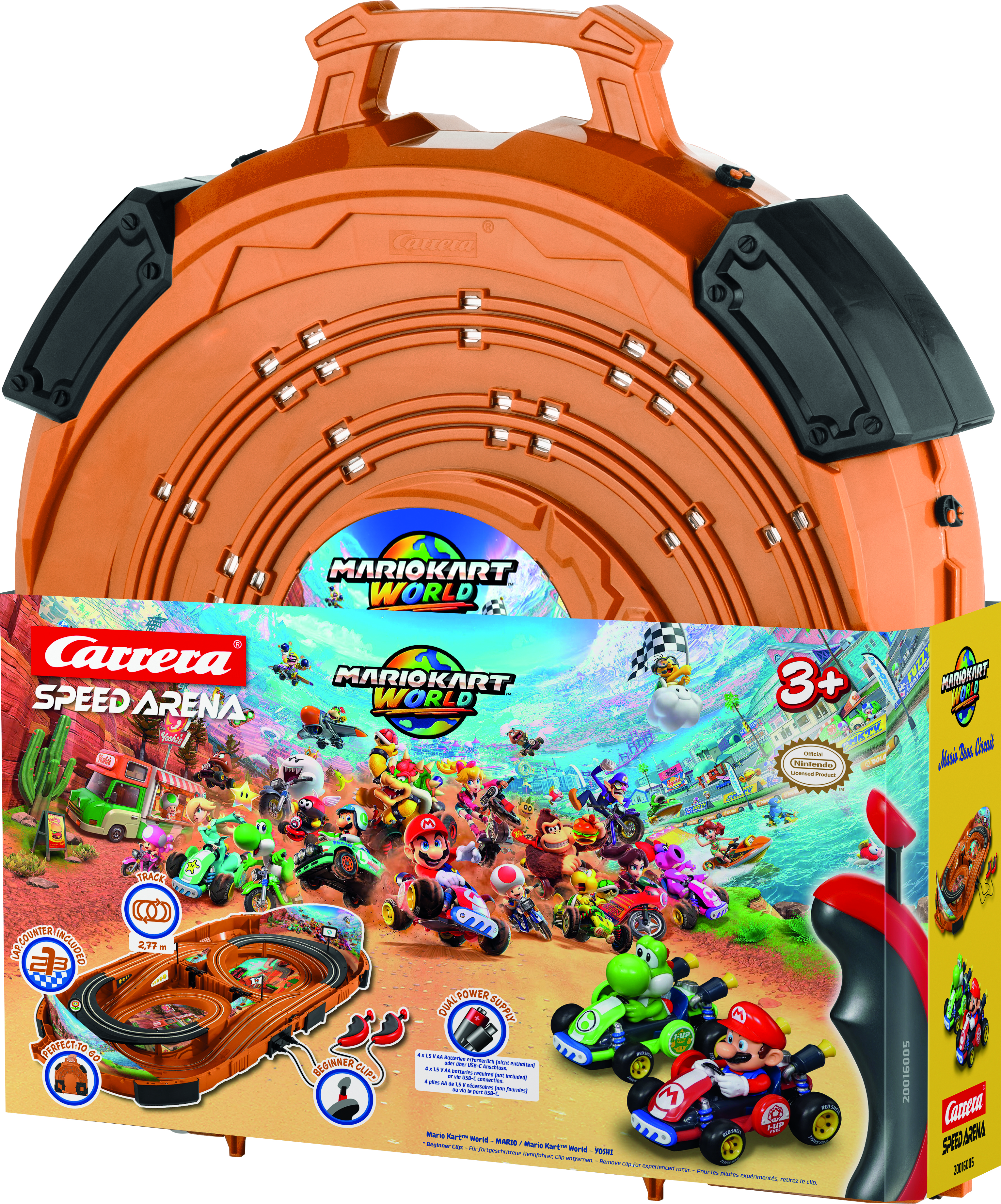 Carrera Speed Area, Mario Kart World , Racebaan in koffer