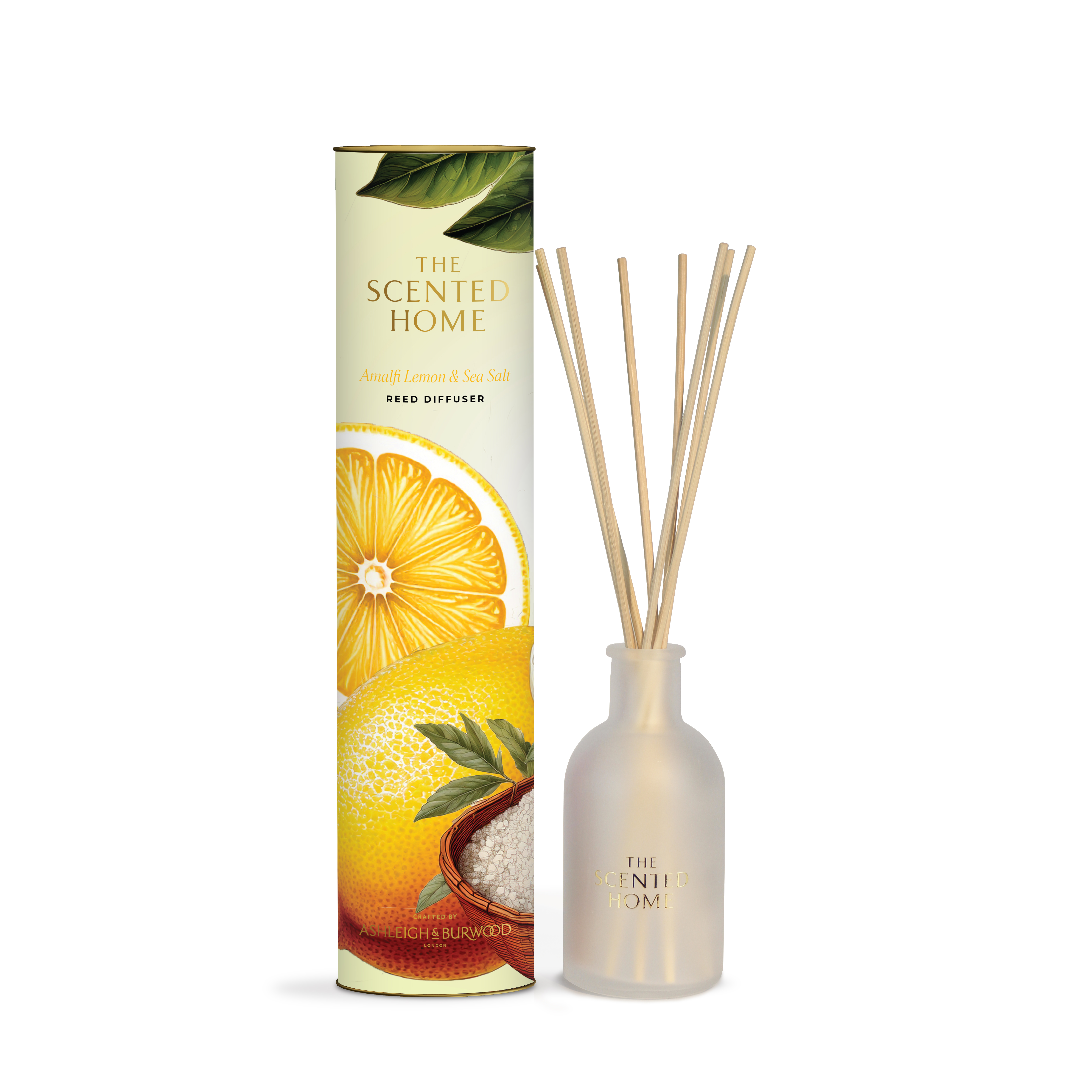 Ashleigh & Burwood Geurdiffuser The Scented Home 150ml Amalfi Lemon & Sea Salt