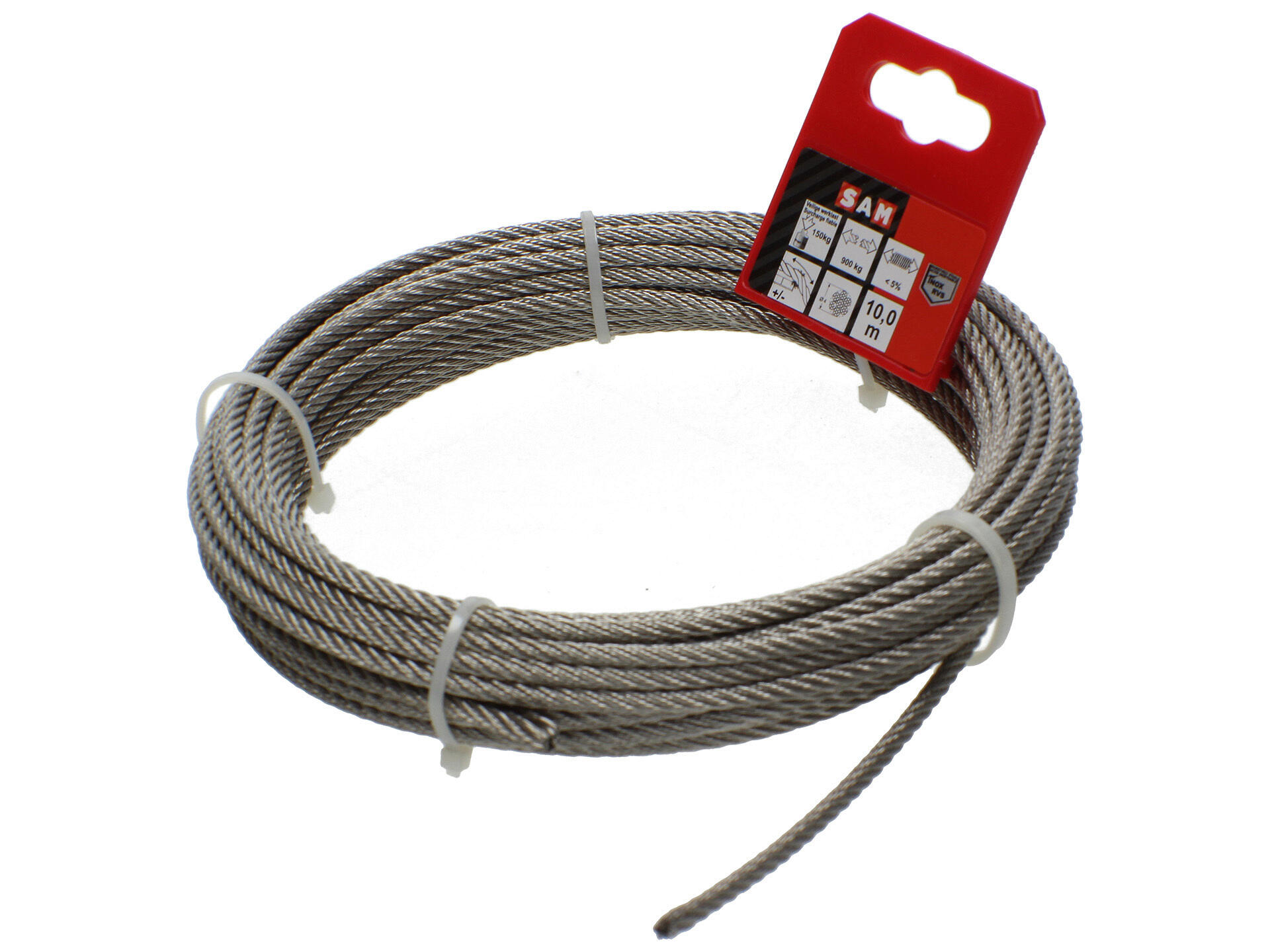 Mack Staalkabel Inox 7x7 4 mm - 10 m