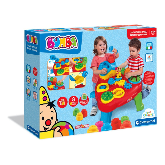 Clementoni Baby Bumba Sensorische Tafel met 1 figuur, Nederlands en Frans