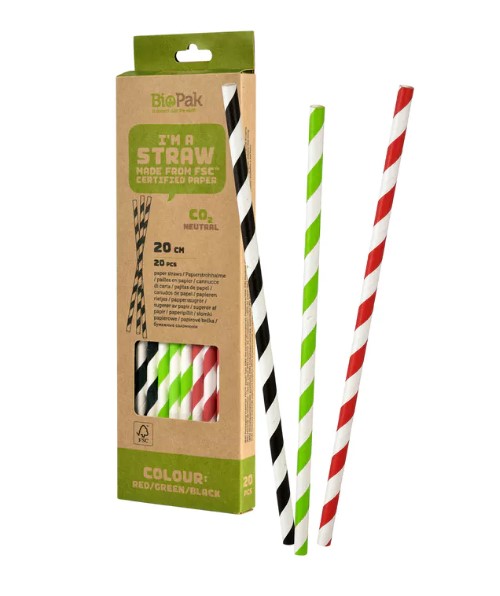 BioPak Rietjes in Papier - 20 stuks