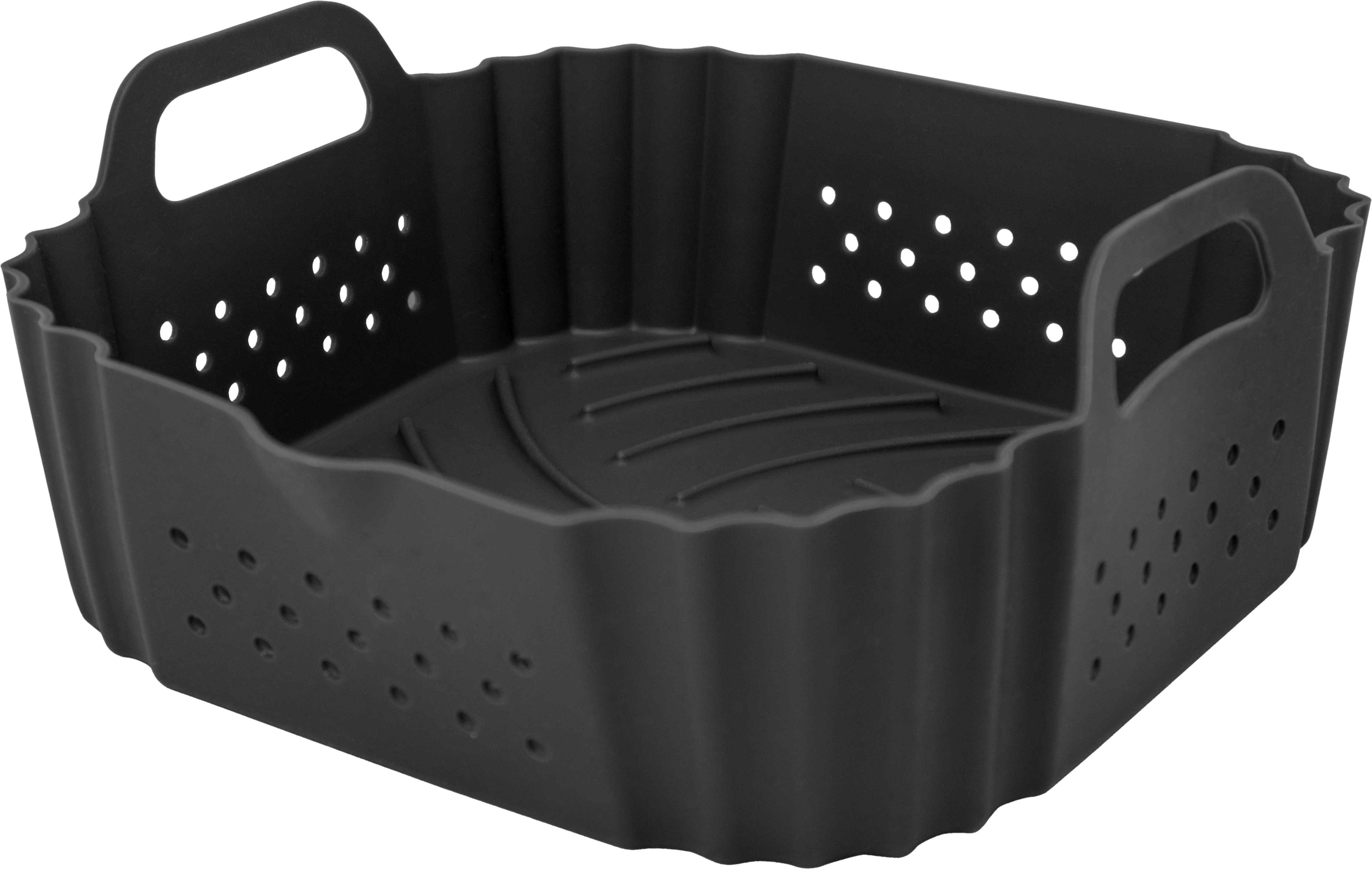 Nerthus Airfryer Mandje 20x20 cm - met Gaatjes - Silicone