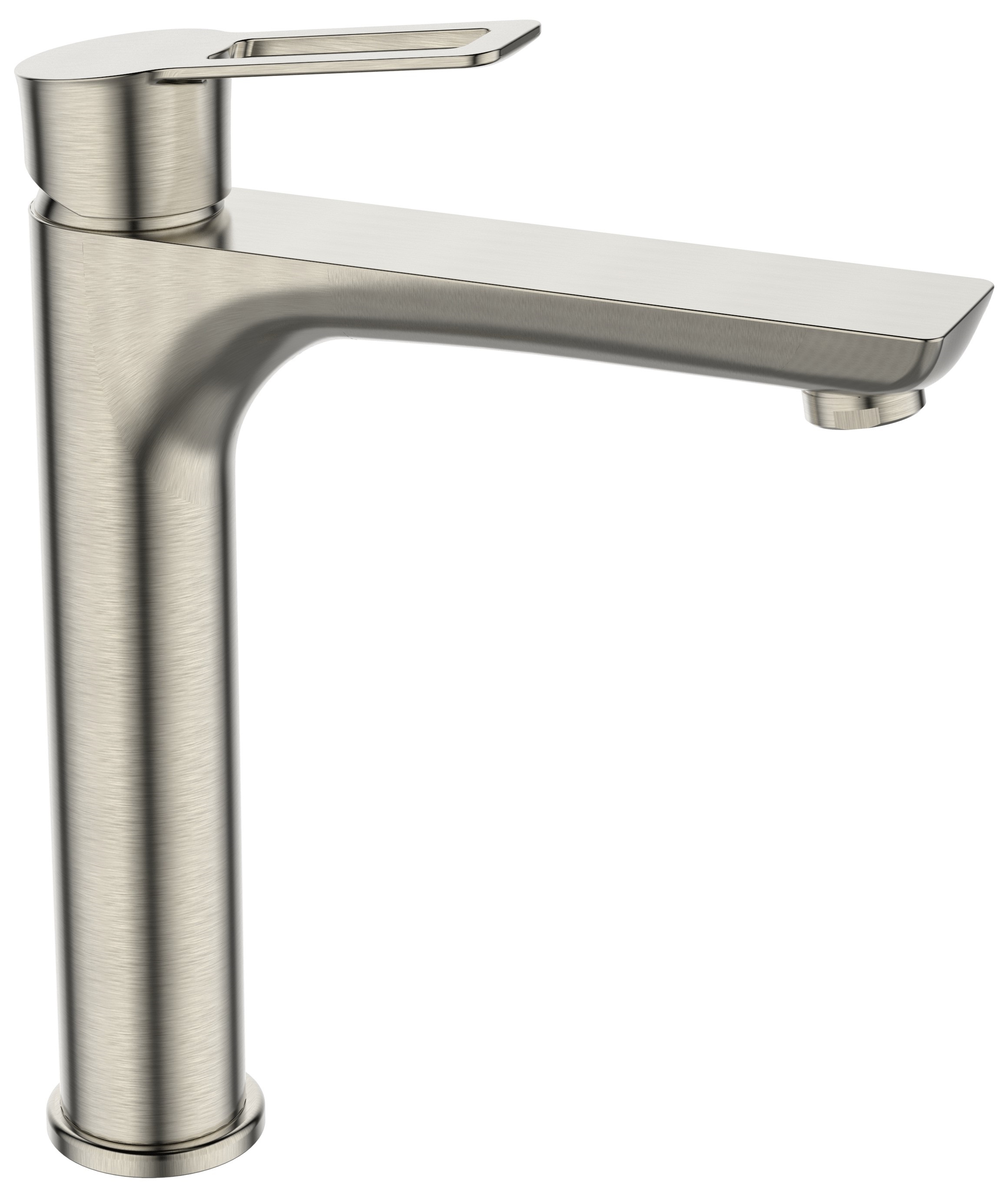 Aquatrends Braga Lavabokraan Verhoogd Geborsteld Inox