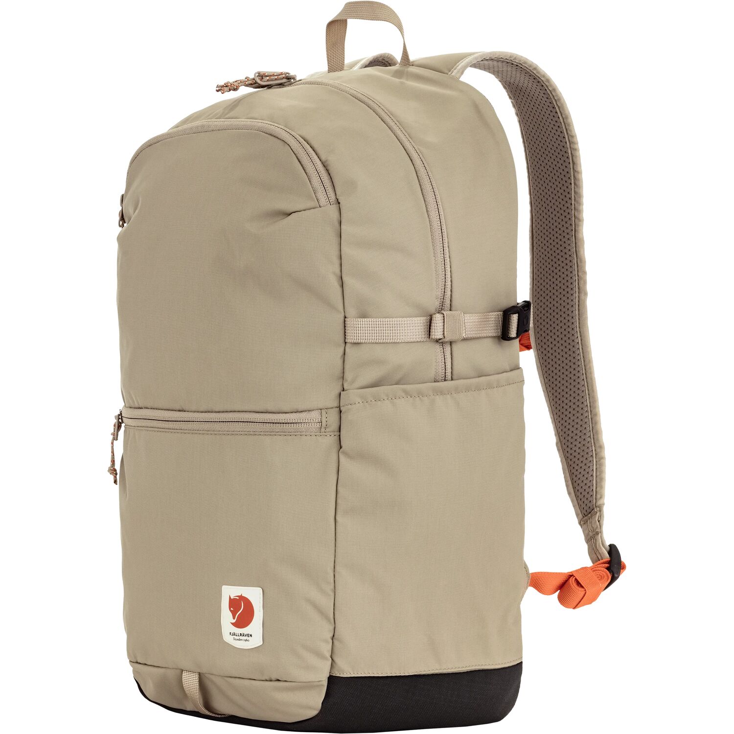 Fjallraven Rugzak High Coast 24l Fossil 29x15x49 cm - Bergshell 400D 100% Polyamide 210D Recycled