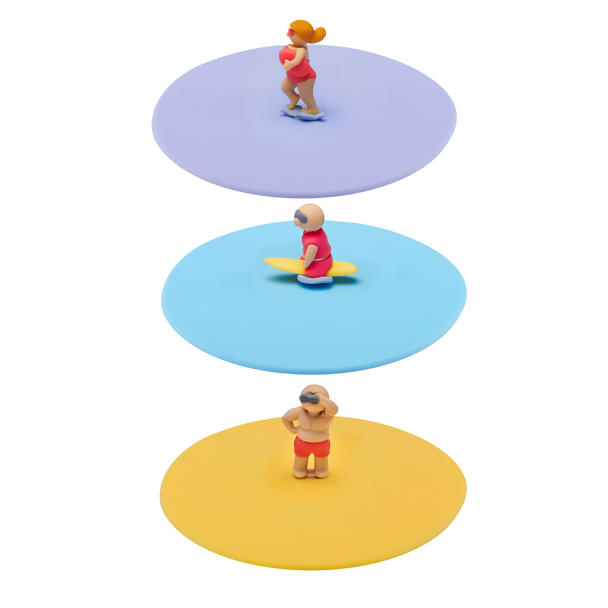 Lurch My Lid Deksel Beach Control 10.5x3 cm - Drinkglasbeschermer