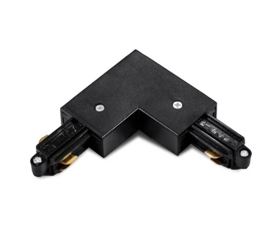 Fantasia Track Verlichting Mono fase L-connector zwart binnen aarding