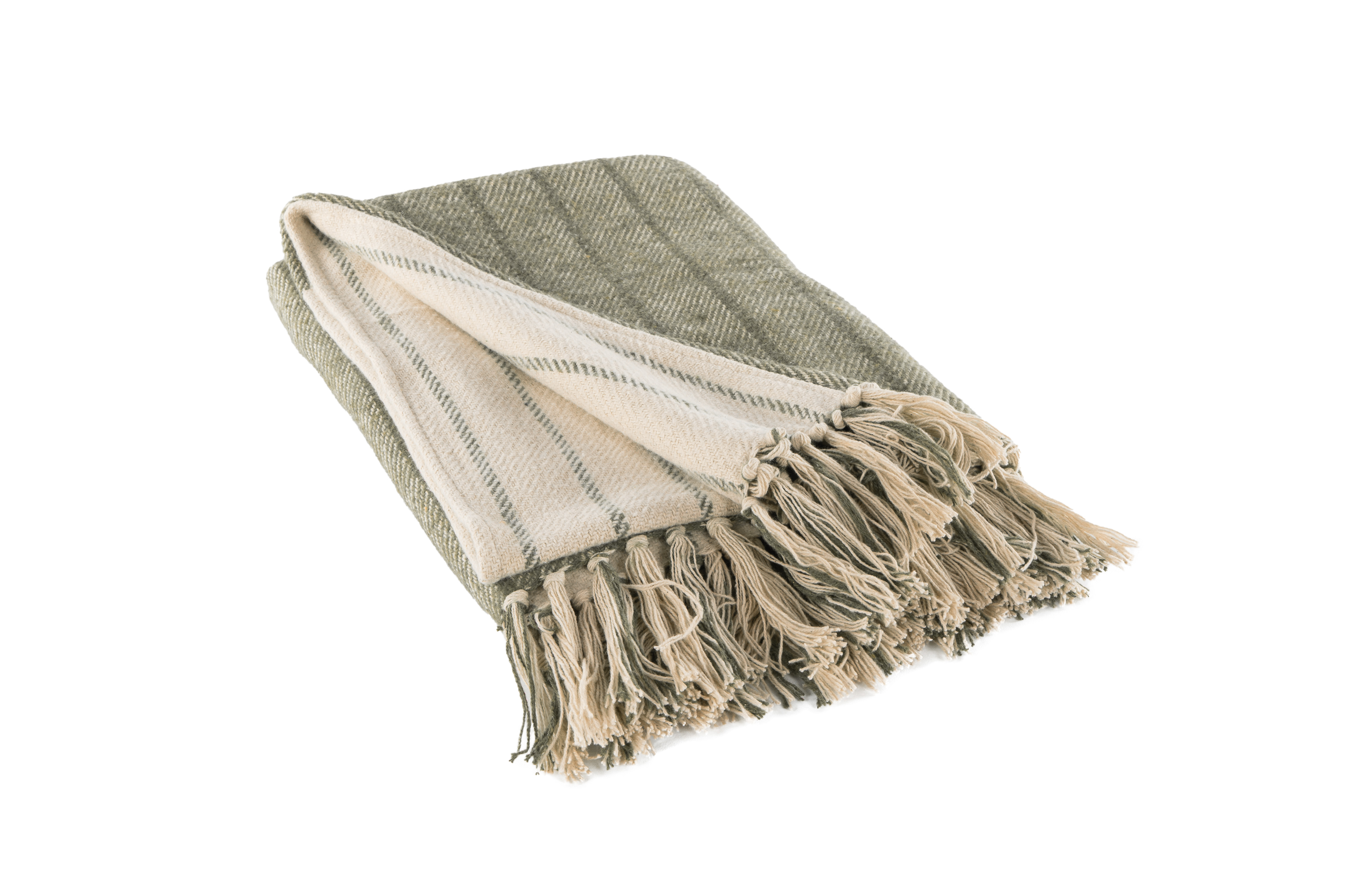 Tiseco Home Studio Plaid Alma 130x160 cm Olive Green