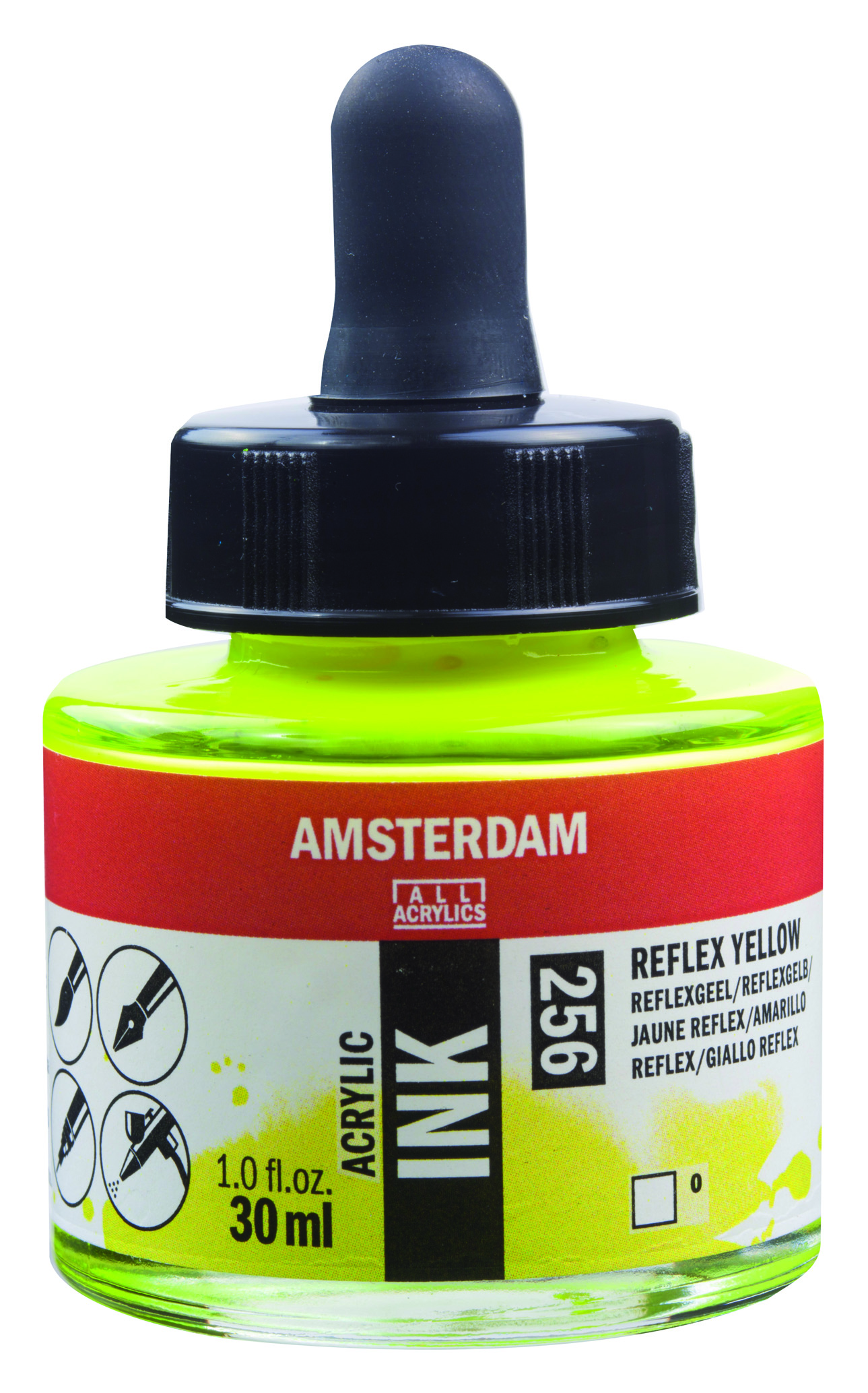 Amsterdam Acrylinkt 30 ml Reflex Geel - 256