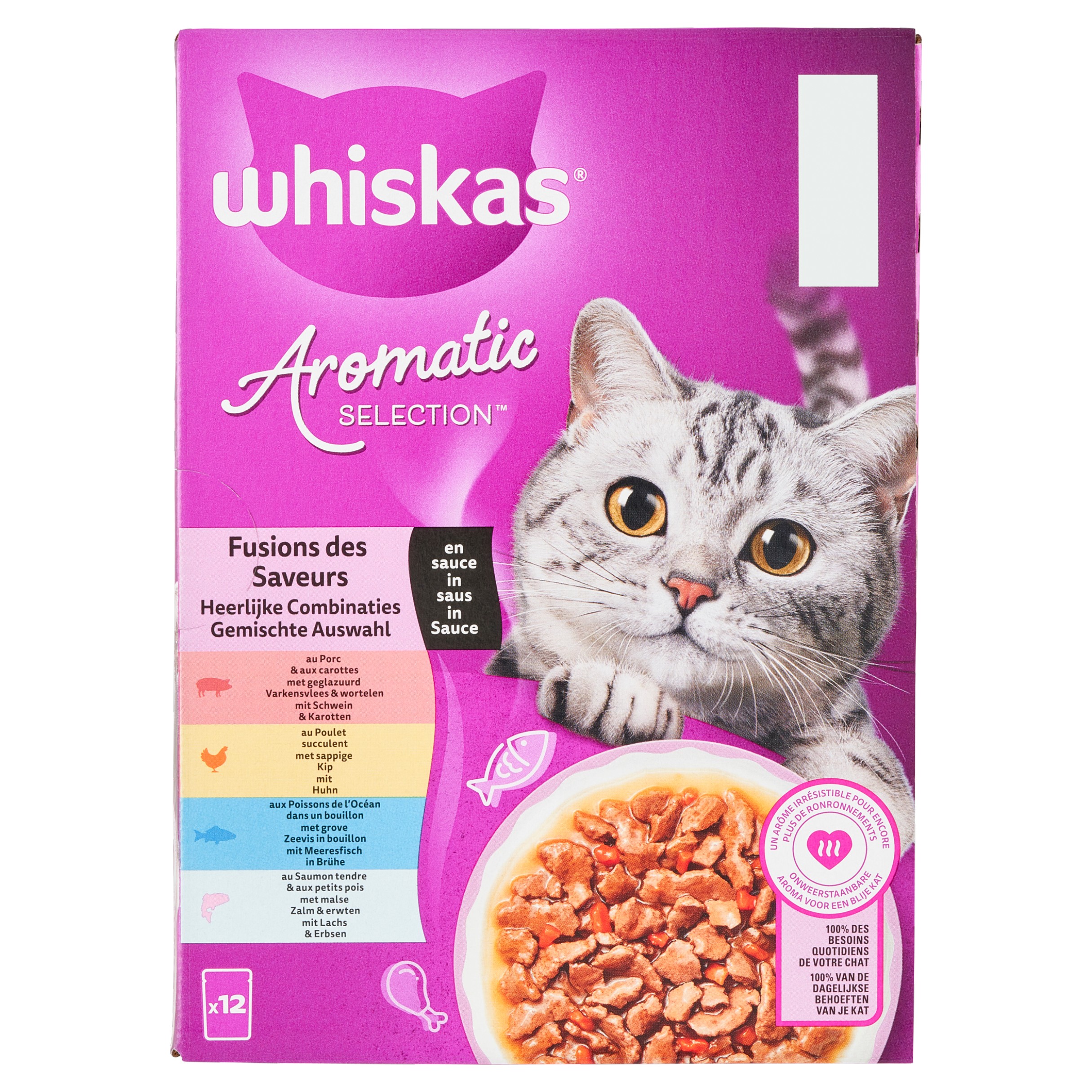 Whiskas Aromatic Fusion Selection 12x 85 g