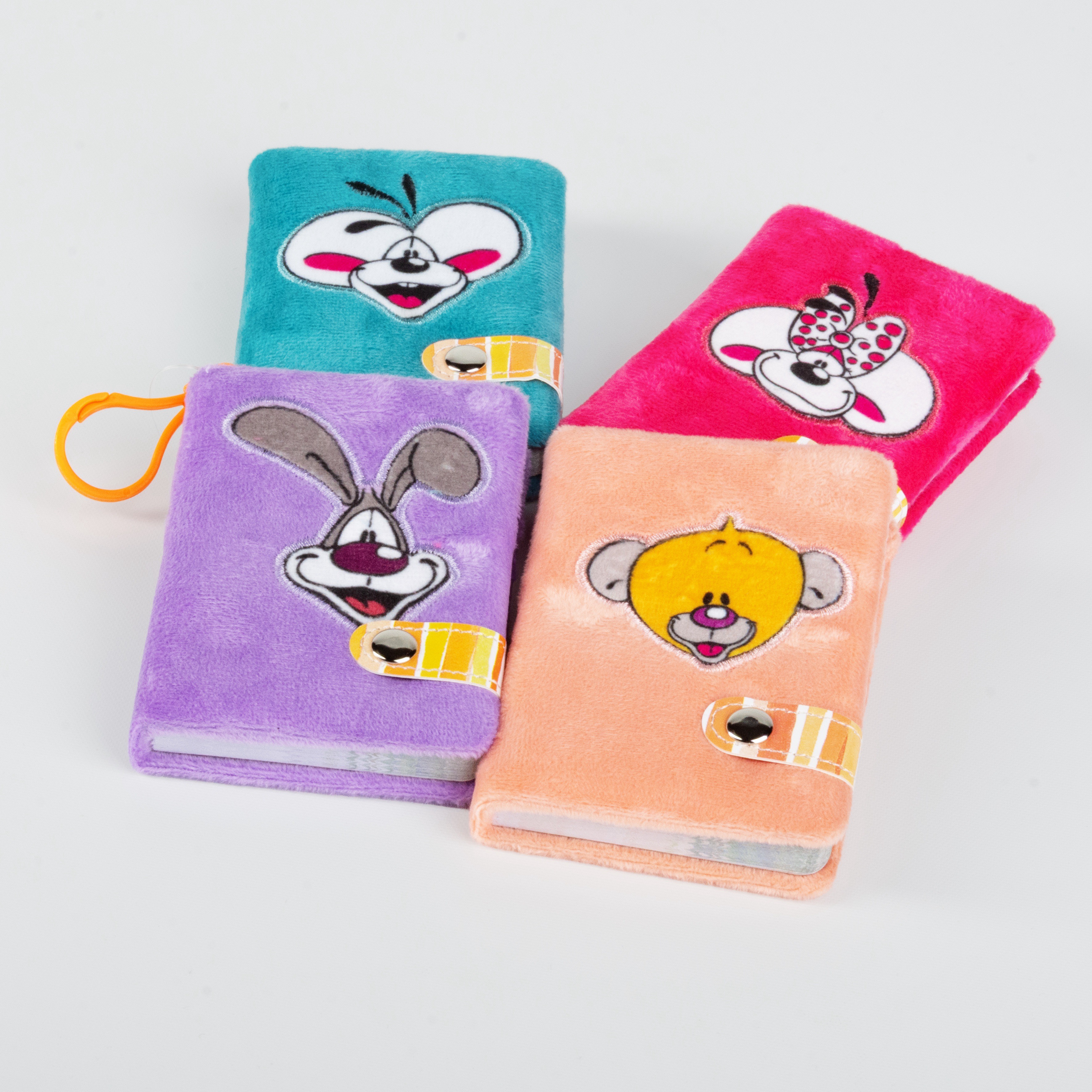 Diddl Mini Notebook A7 Plushe Sleutelhanger