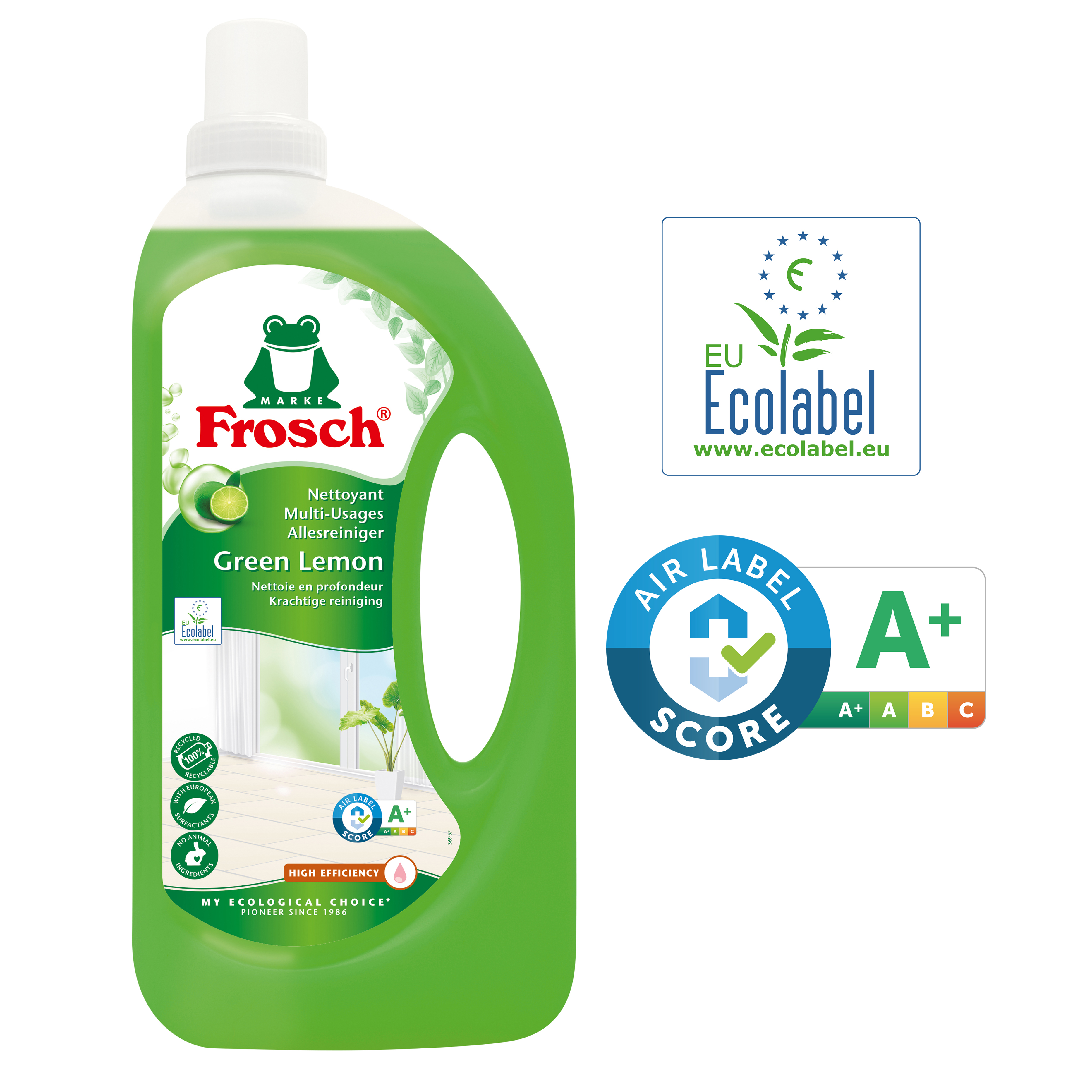 Frosch Allesreiniger Green Lemon 1 l Ecolabel