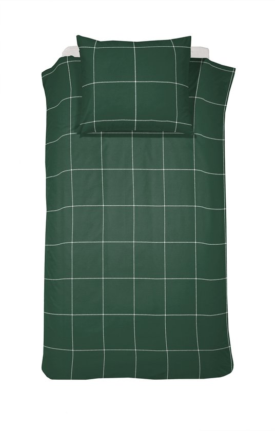 Cinderella Dekbedovertrekset Robyn 140x220 cm Satijn Dark Green