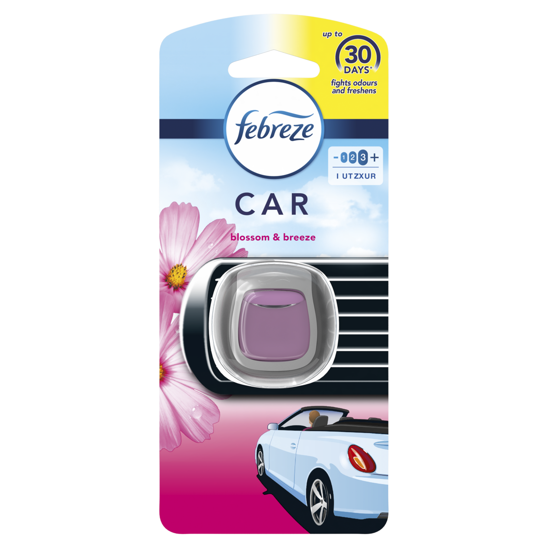 Febreze Ontgeurder Car Clip-on Bloesem 2 ml