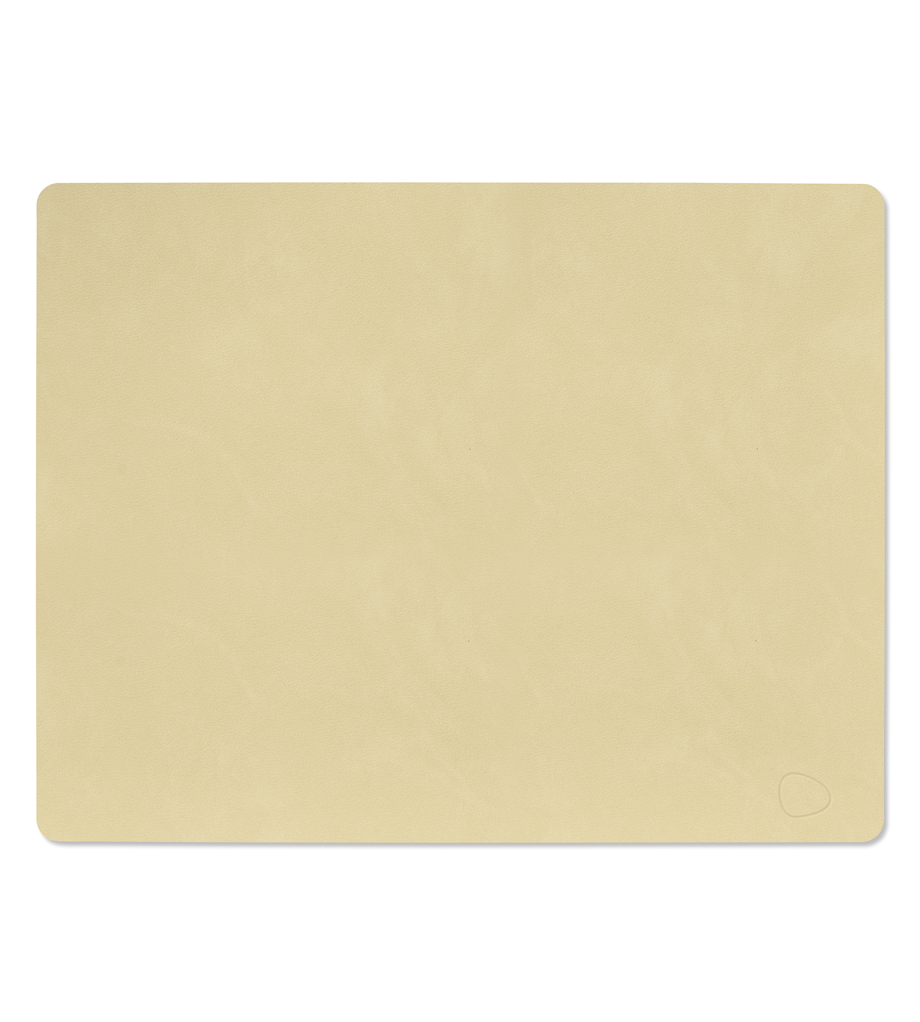 LindDNA Placemat Nupo Lemon Sorbet 35x45 cm - Recycled Leder