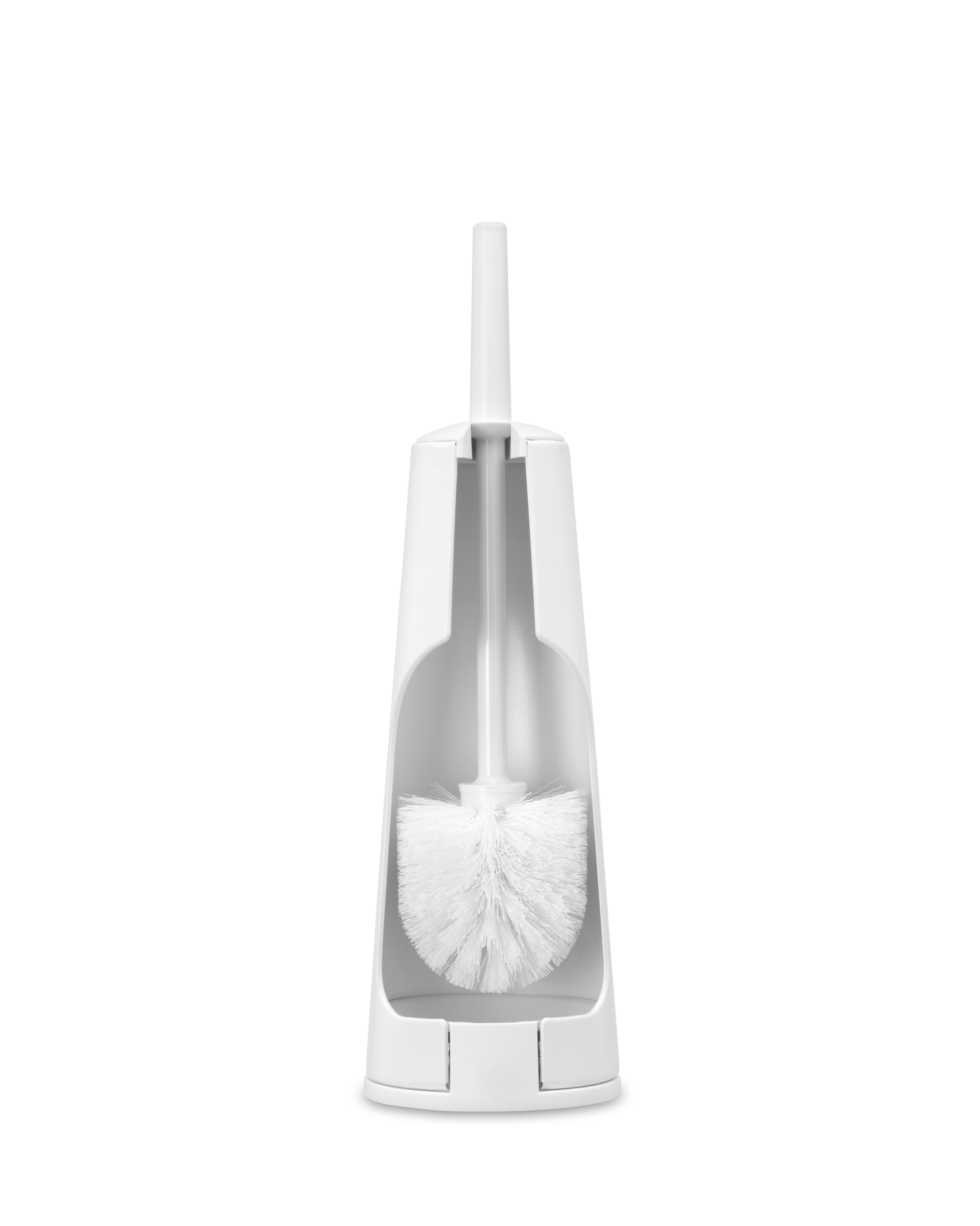 Brabantia Toiletborstel ReNew White met Houder RVS - 12x42 cm