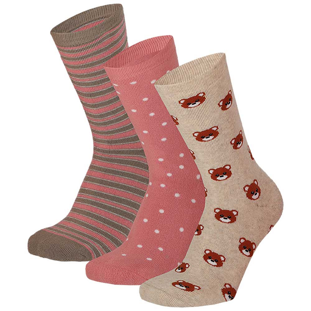 Apollo Sokken Meisjes Bootsocks Fashion Terry 3 paar  C2 - maat 31-34