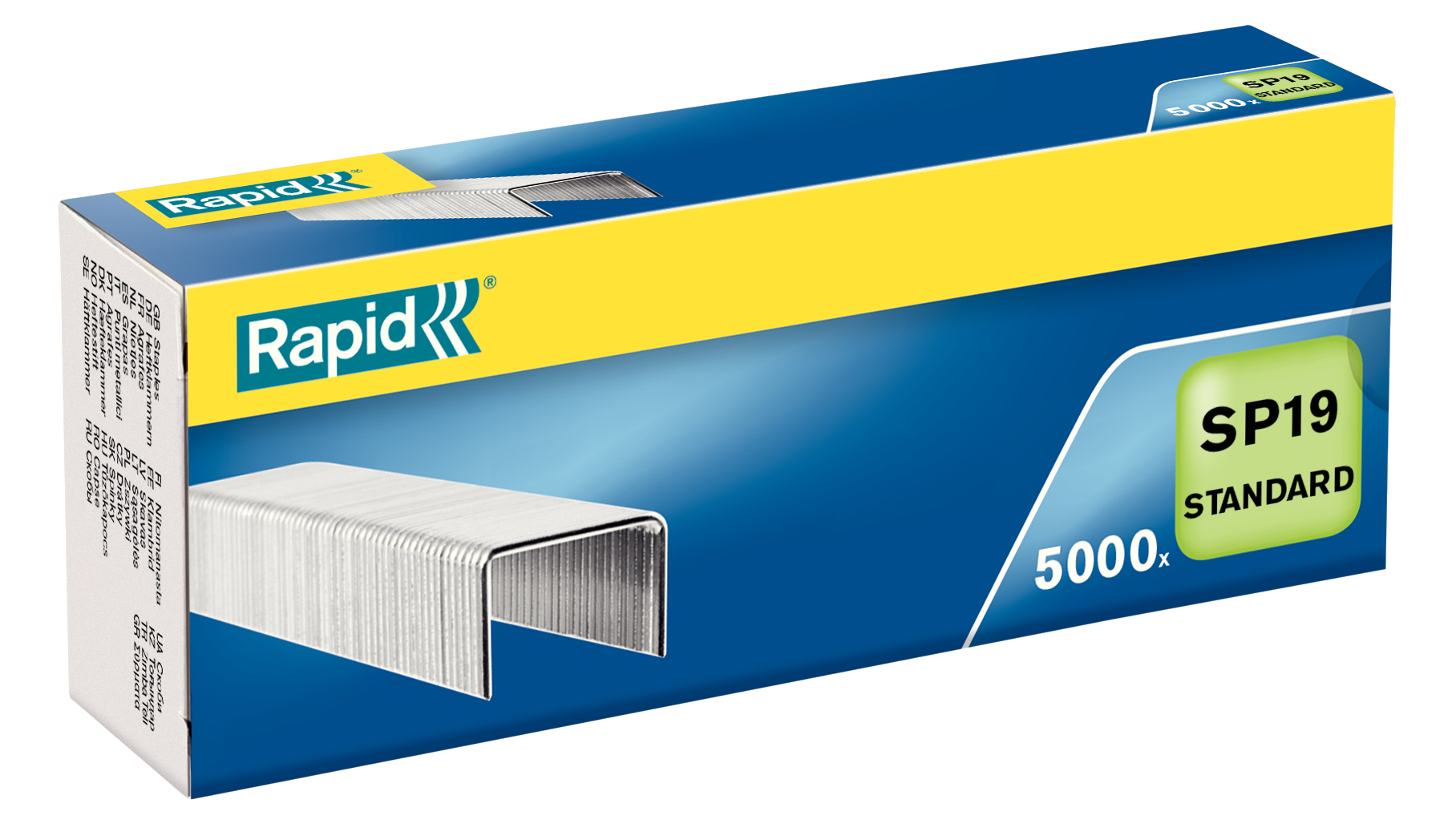 Rapid Nietjes SP19/6 5000 Stuks tot 20 Vellen 80g - voor Bostitch/F19