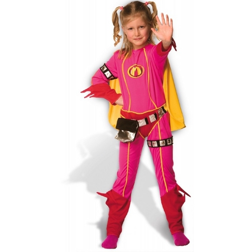 Mega Mindy Verkleedpak met Cape 6-8 Jaar