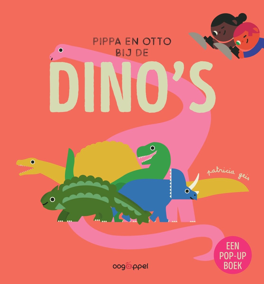 Pippa en Otto bij de Dino's - een Pop-Upboek 4+