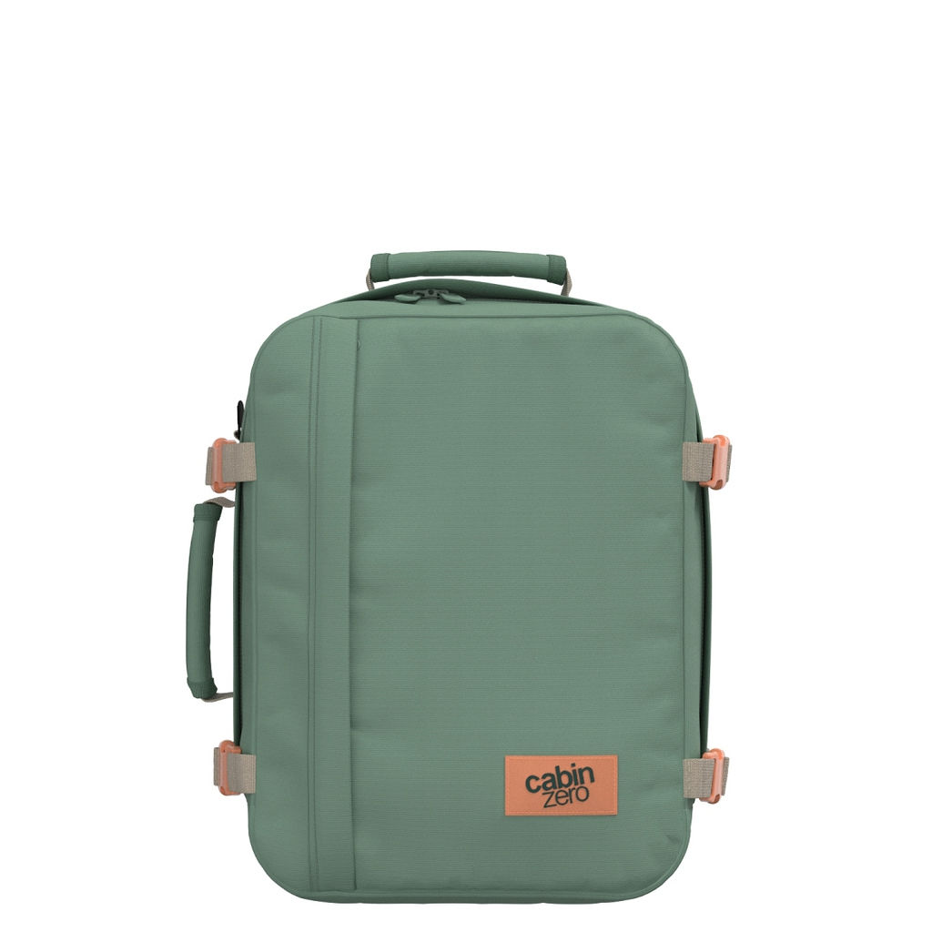 CabinZero Rugzak Classic 28 l - Sage Forest - 39x29.5x20 cm - Cabincase - Underseater