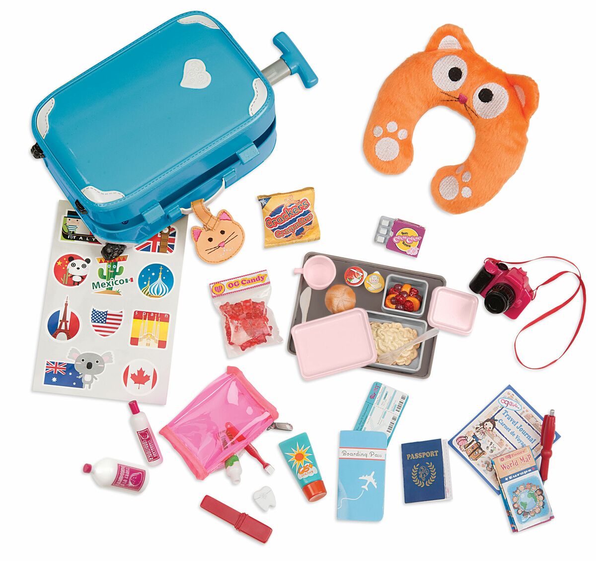 Our Generation Reisspeelset met Trolley en Accessoires