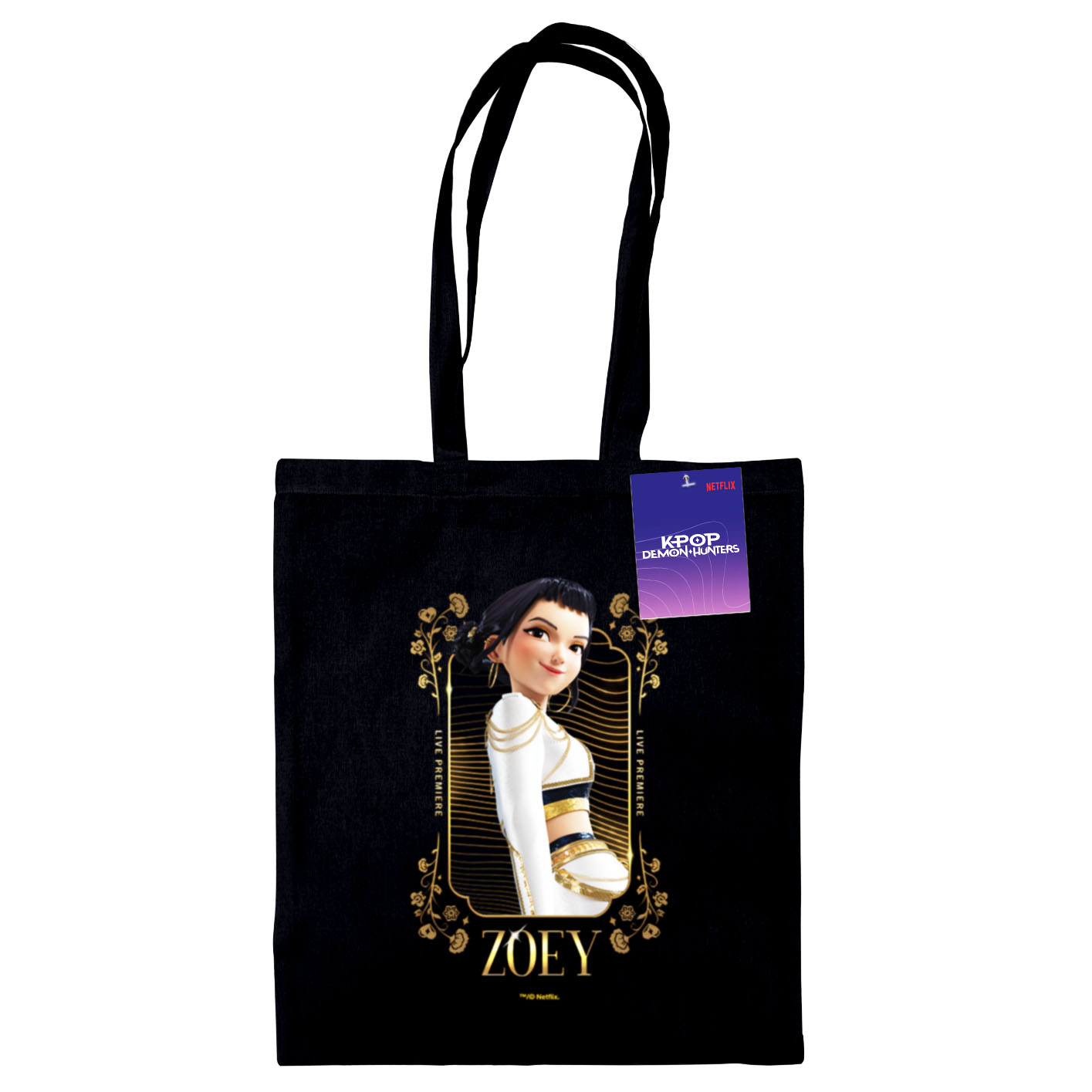 KPop Demon Hunters Tote Bag Golden Zoey