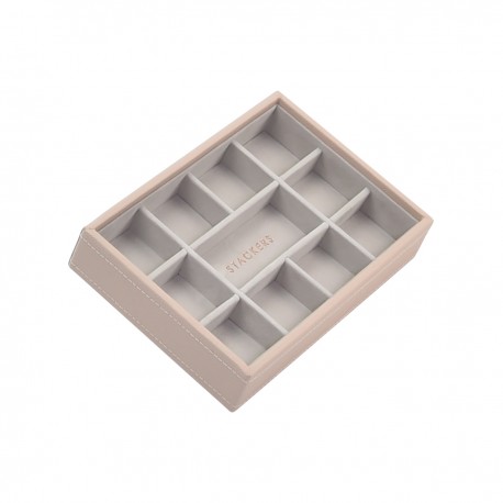 Stackers Juwelendoos Mini 11 Section Blush Pink 12.5x18x3.7 cm