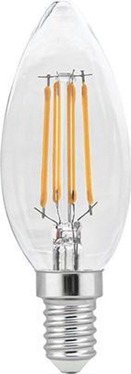 Twilight LED lamp kaars E14 4W 2700K 470 Lumen - Filament
