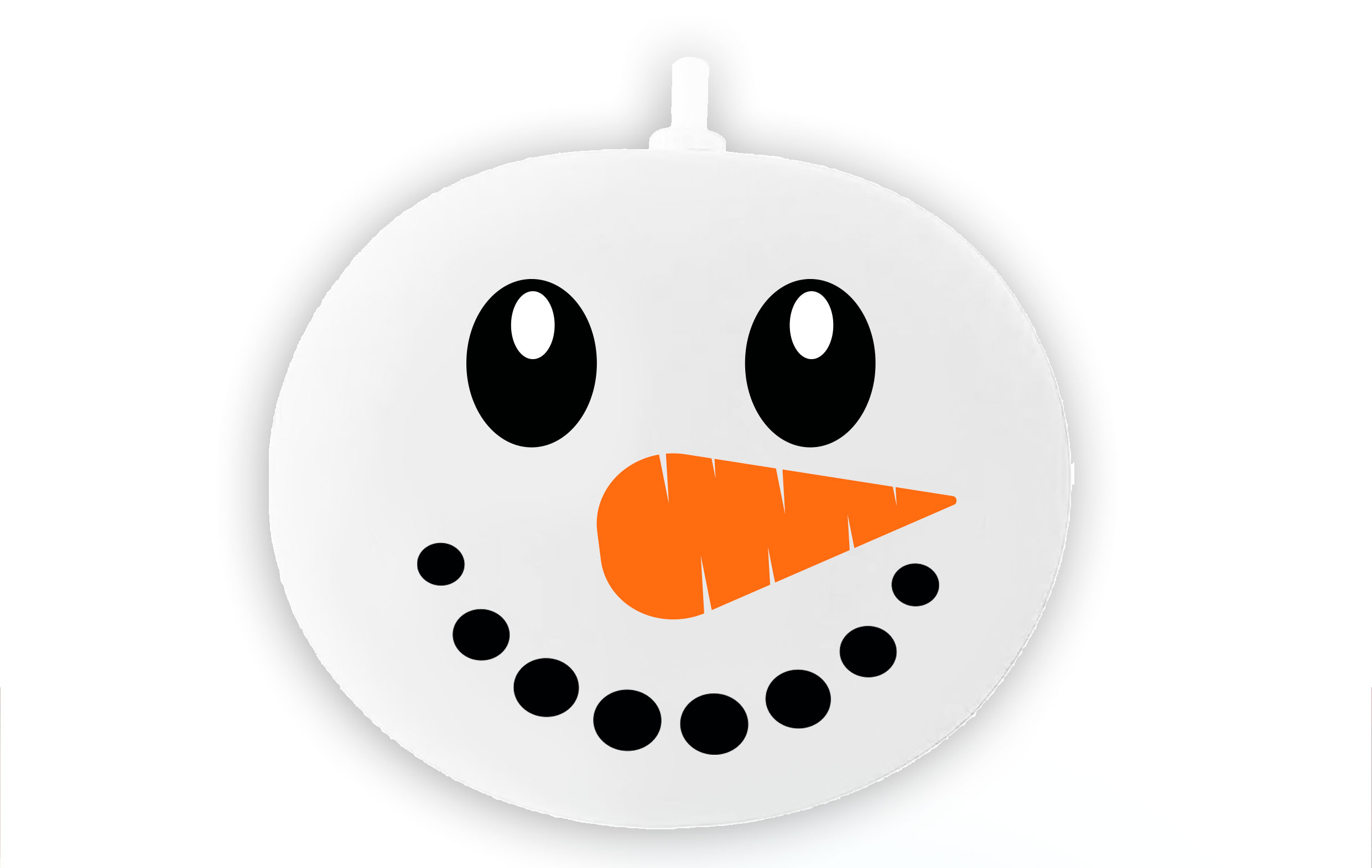 Ballon Sneeuwman met Licht 5 stuks