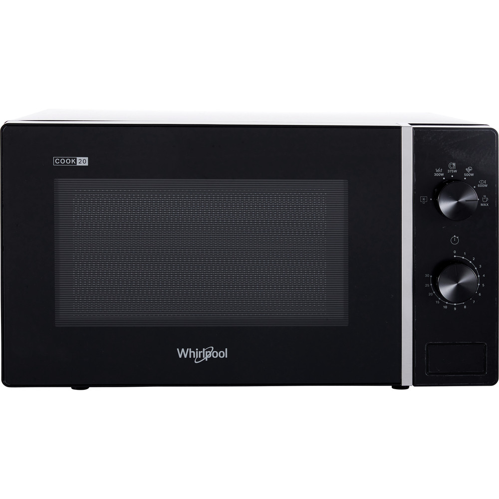 Whirlpool Microgolfoven MWP101B 700 W. 20 Liter, 5 Standen en Timer, Zwart