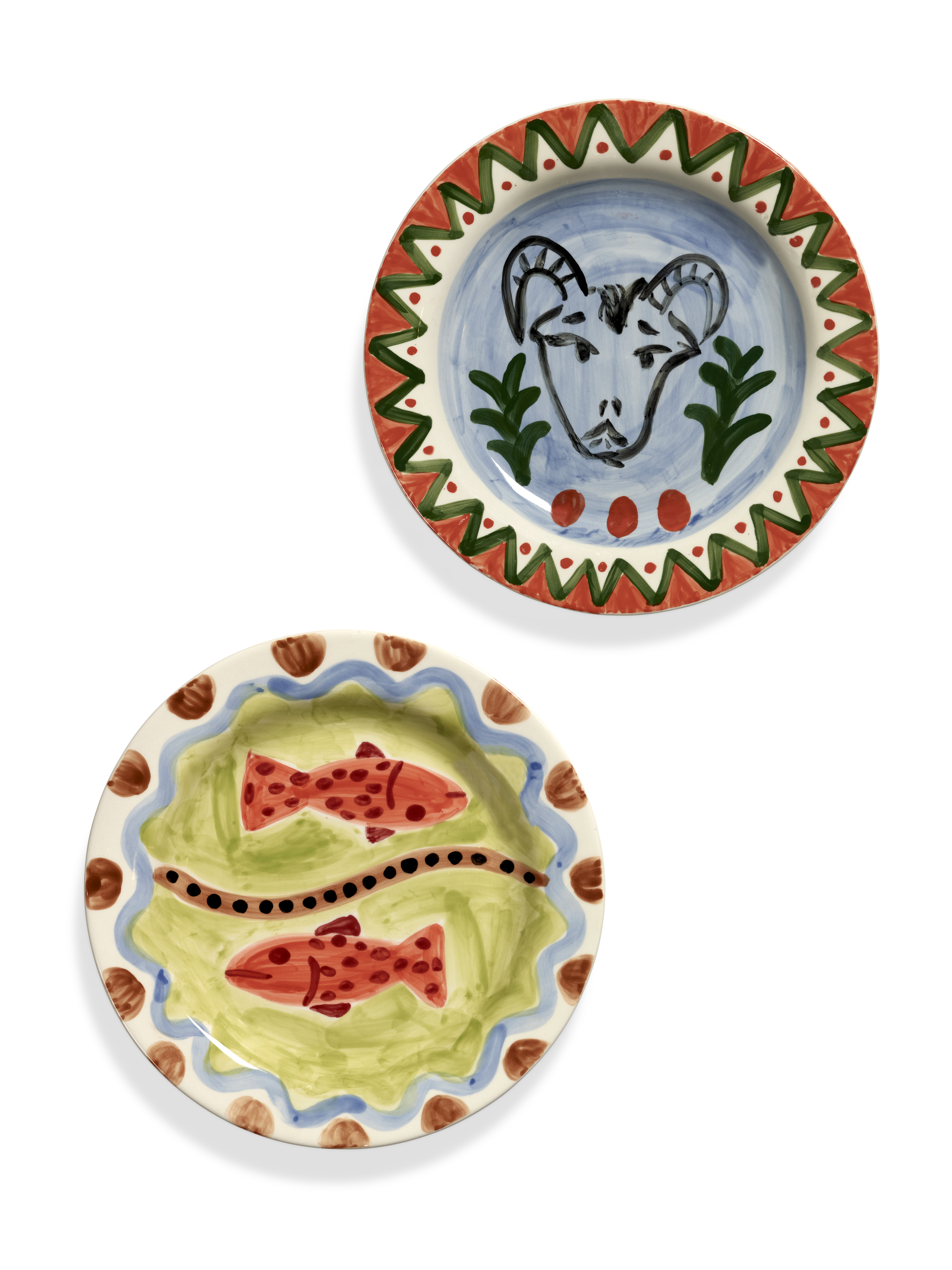 Serax Bord 03 Mix The Lovers 26cm - assorti - prijs per stuk