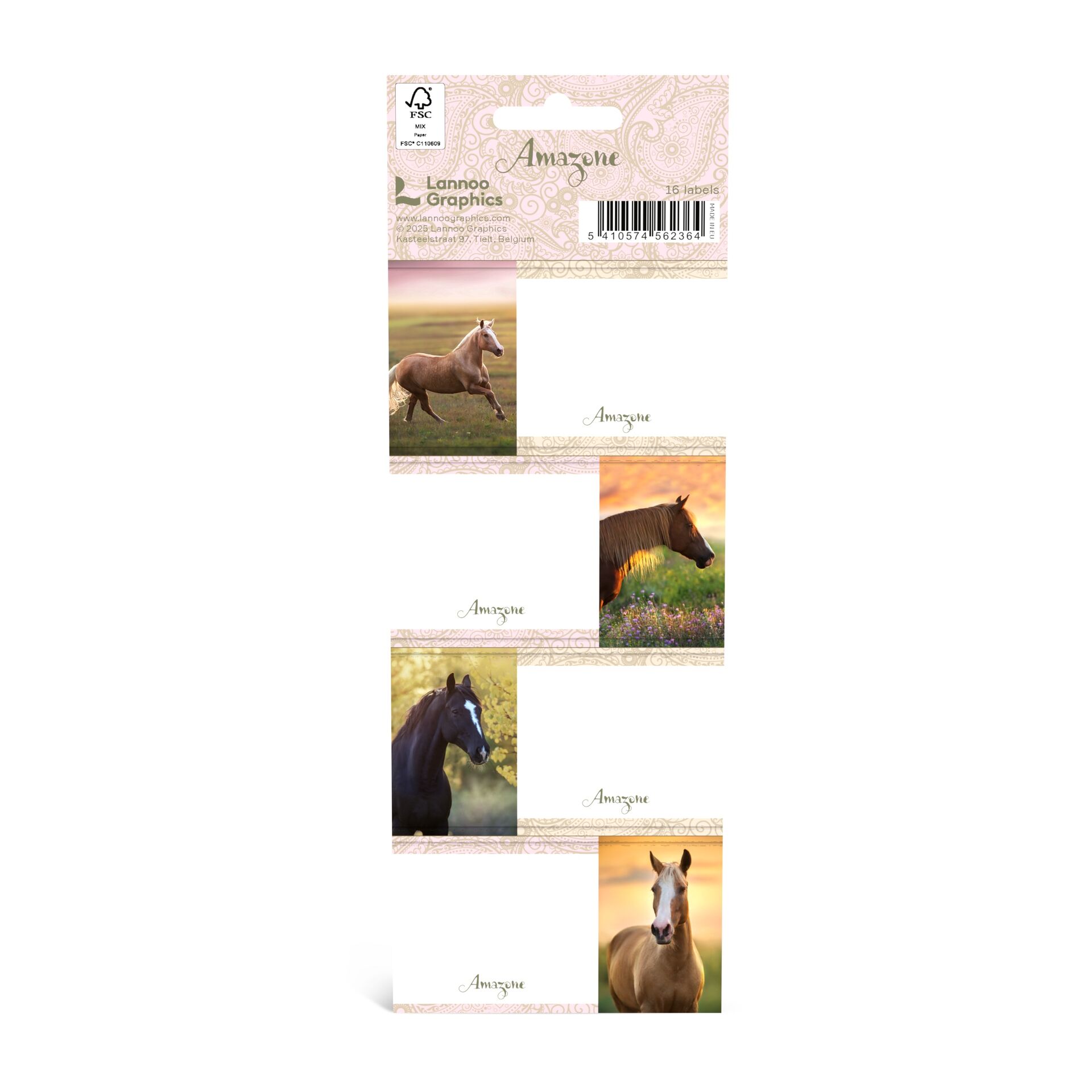 Amazone Schooletiketten 16 stuks