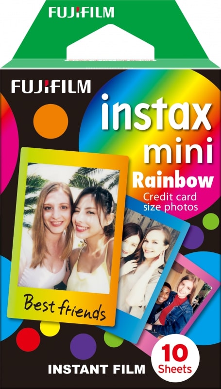 Instax mini film color rainbow