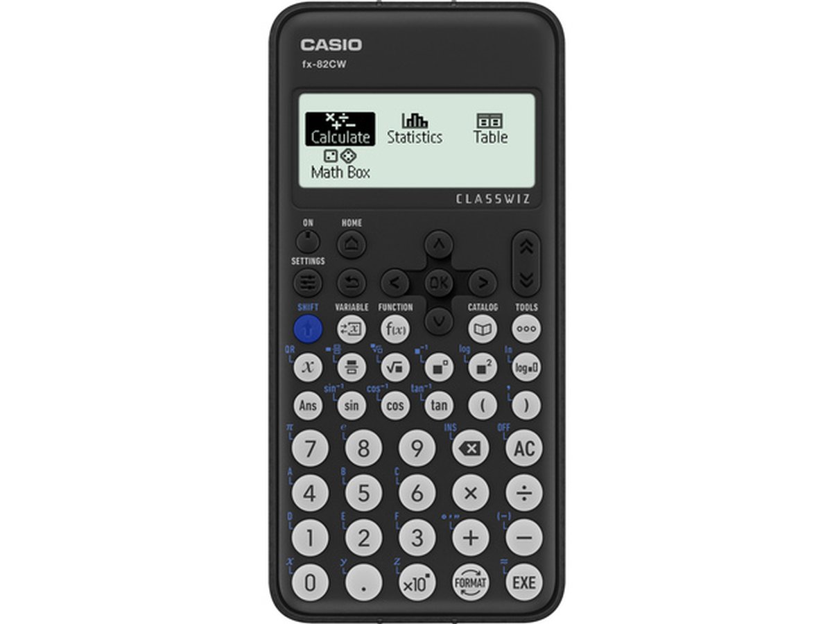 Casio Wetenschappelijke Rekenmachine ClassWiz FX82CW Zwart