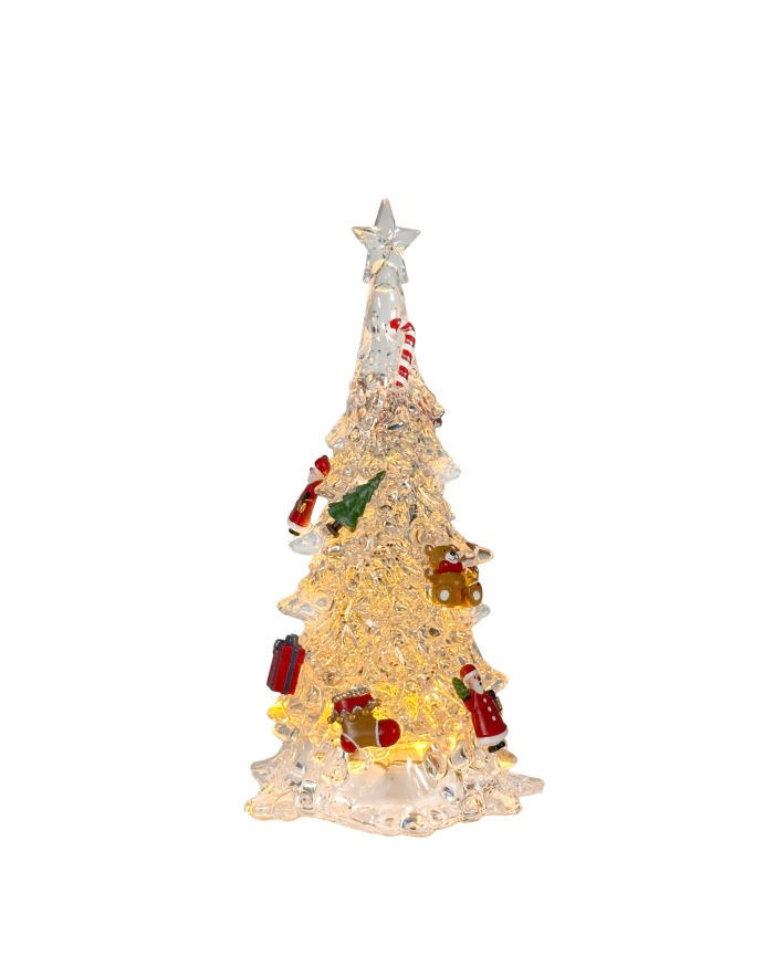 Villeroy & Boch Deco Kerstboom LED Ravello Toys Delight 25cm - Acryl - Bewegende Glitter