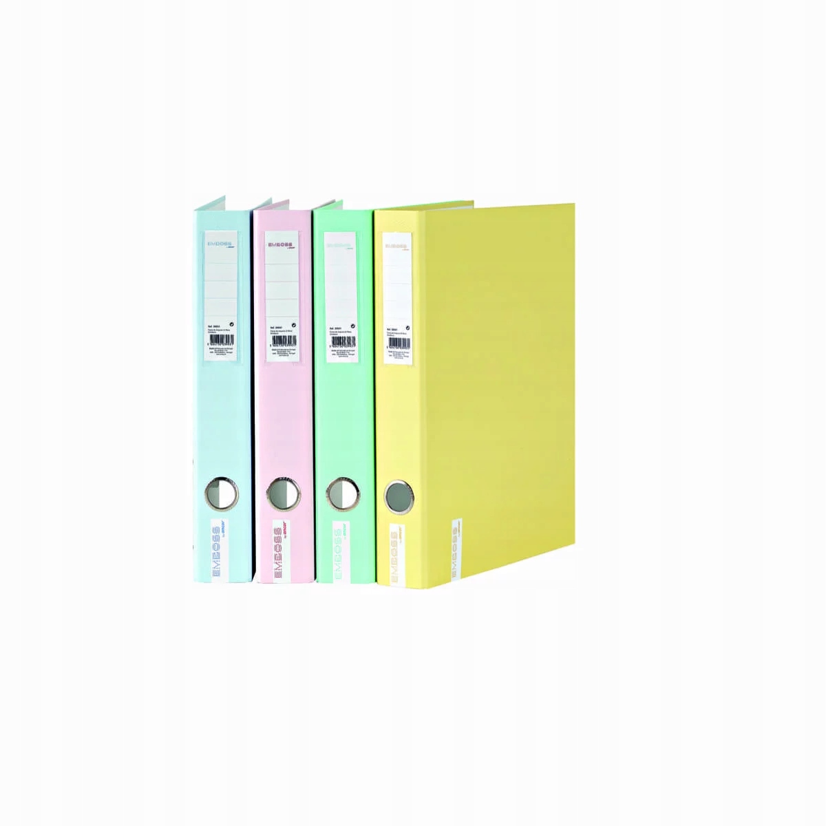 Ringmap A5 Emboss Soft Colours 2 Ringen - assorti