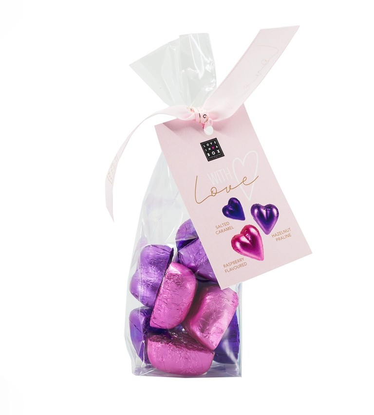 Love in a Box Luxe Chocolade Hartbonbons Mix