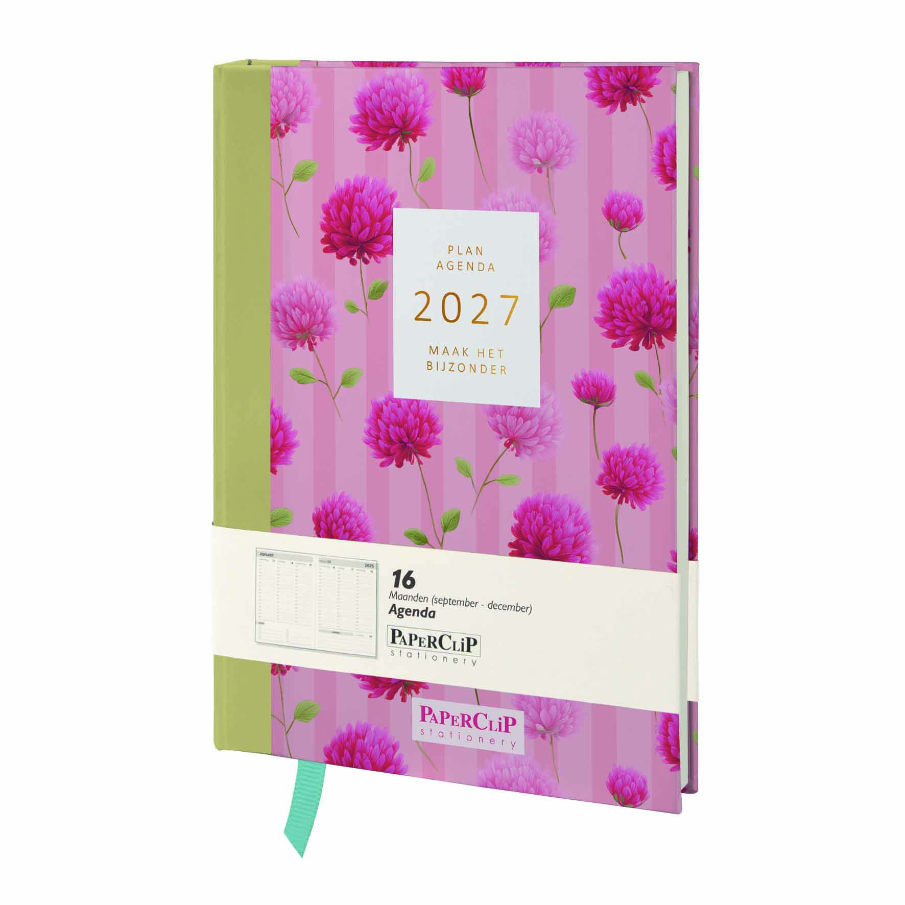 Paperclip Life Agenda 2027 Bloom 13M 1week/2pag 15x21 cm