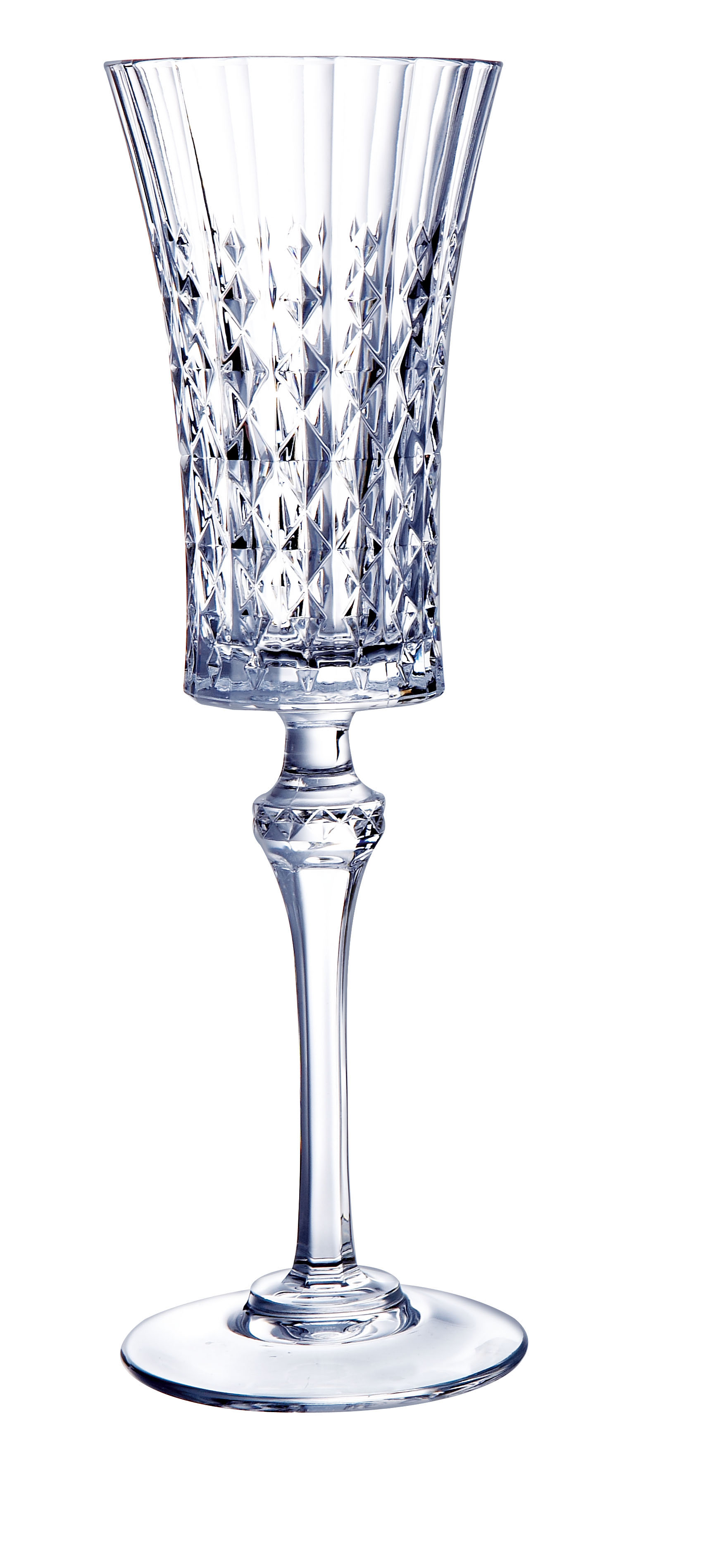 Cristal d'Arques Champagneglas Lady Diamond 15cl set 6 stuks - 7x24 cm