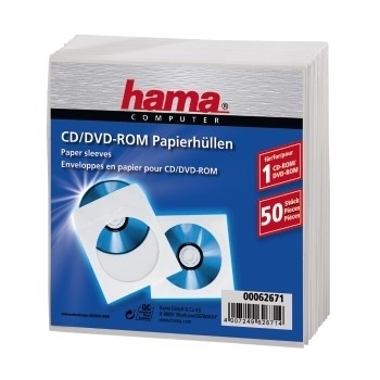 CD-ROM PAPER SLEEVES - GELAST 50 STUKS