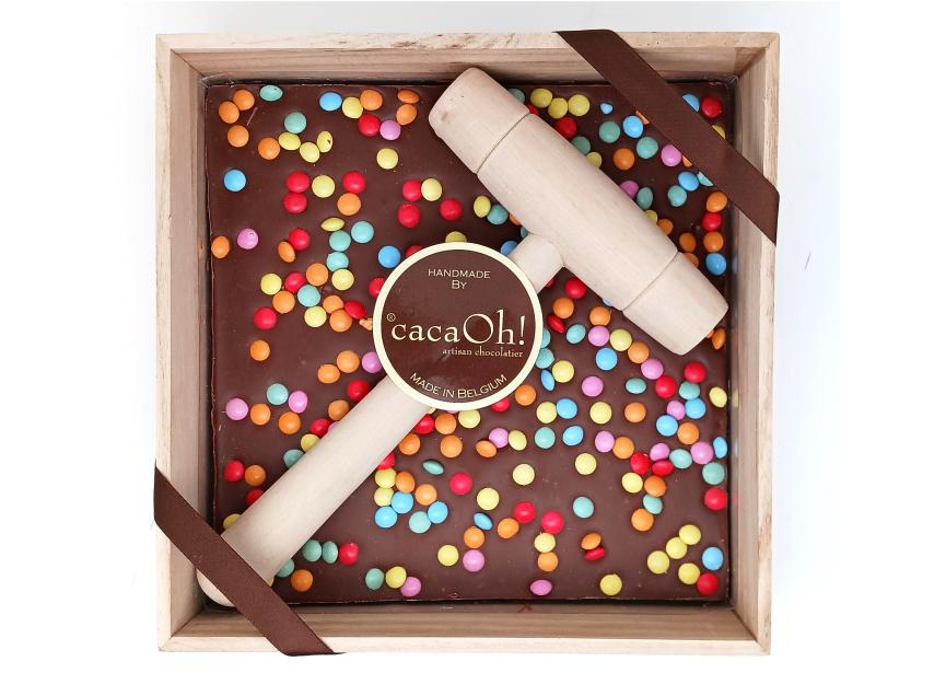 CacaOh! Hamerbox Melkchocolade Smarties 400g