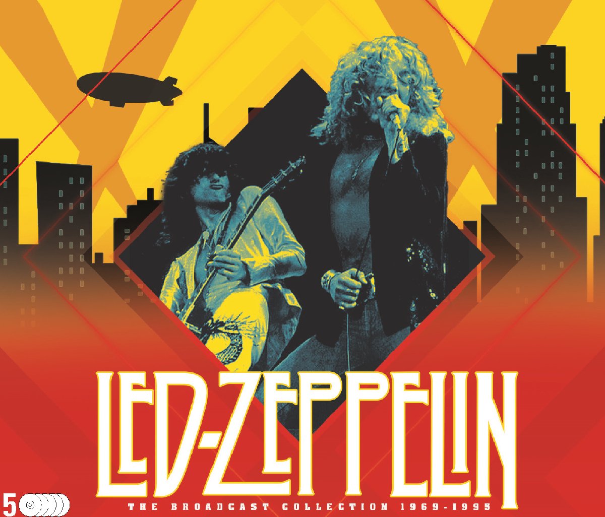 Led Zeppelin - 1969 tot 1995 5CD Box The Broadcast Collection