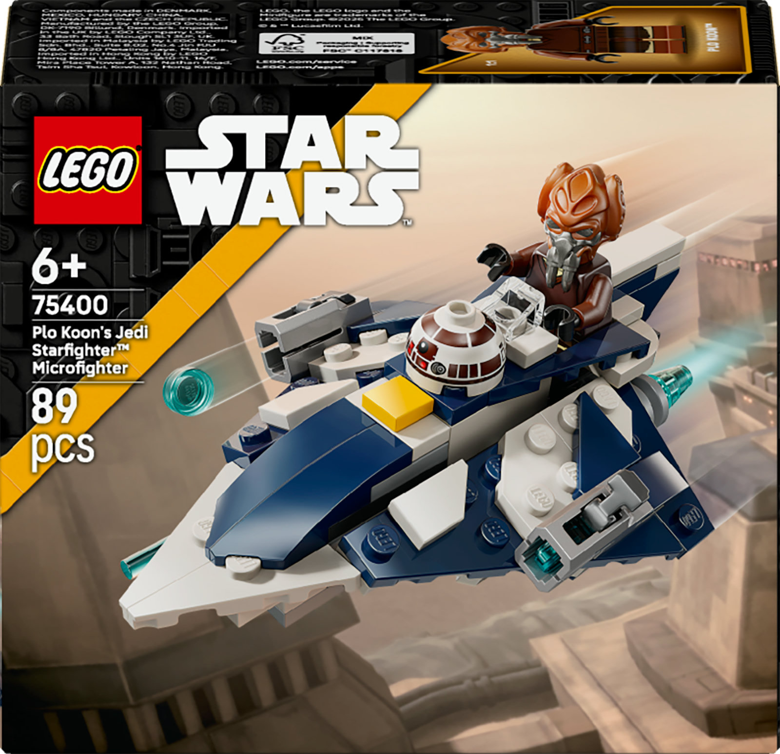 Lego Star Wars 75400 Plo Koons Jedi Starfighter # Microfighter